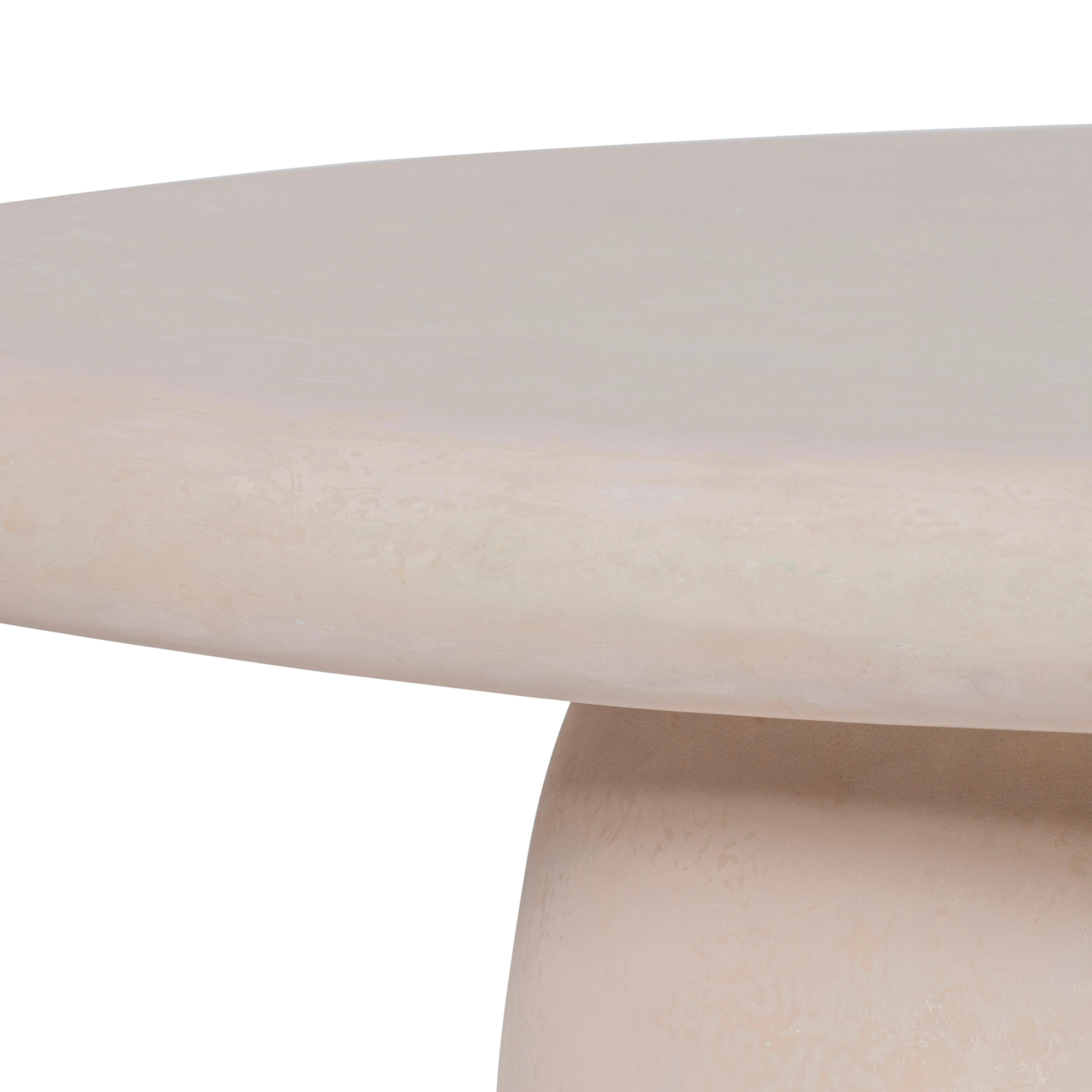 Rahul 59" Cream Coffee Table - Image 4