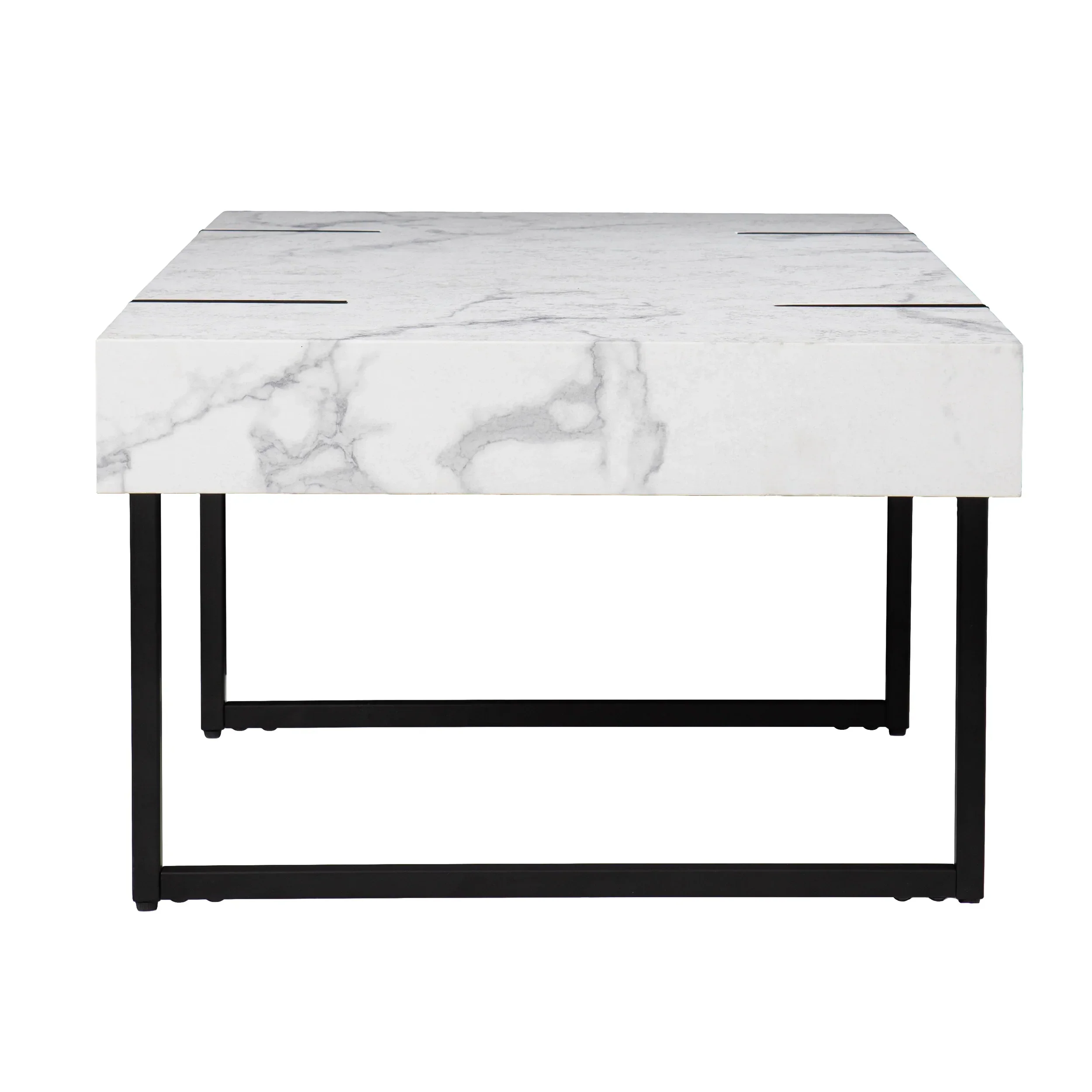 Rangley Modern Faux Marble Cocktail Table - Image 4