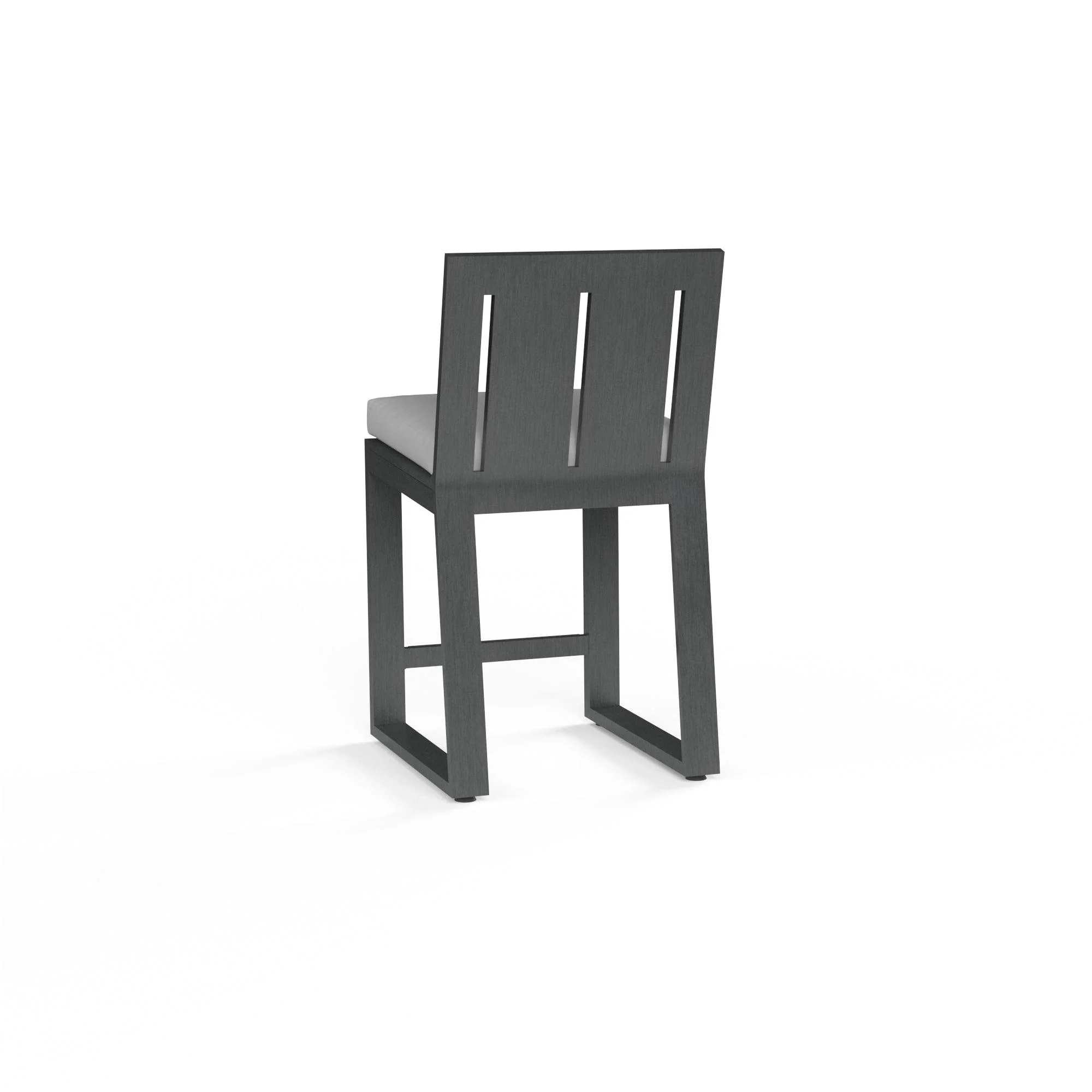Redondo Counter Stool in Cast Silver, No Welt - Image 3