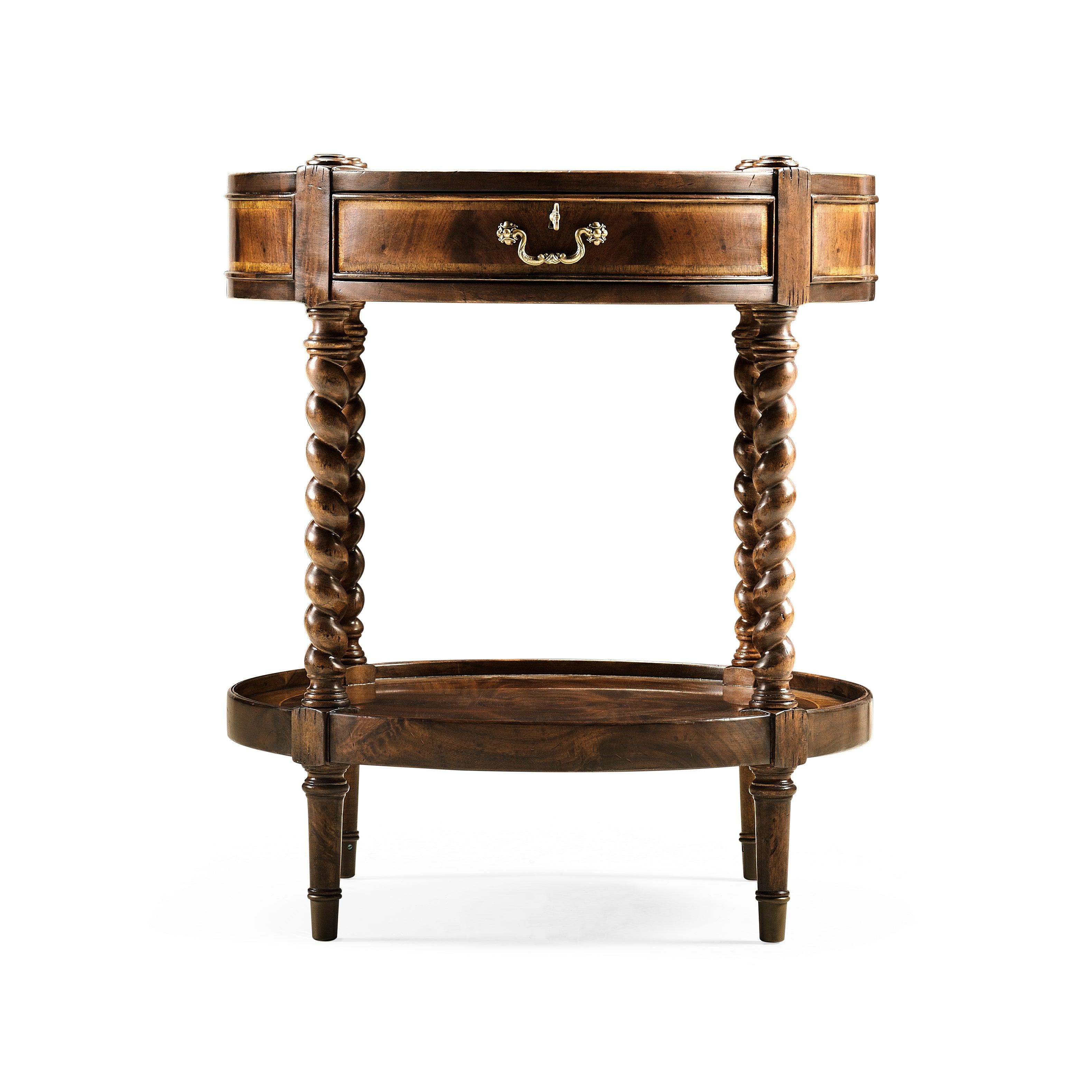 Regency Style Mahogany Round Side Table - Image 4