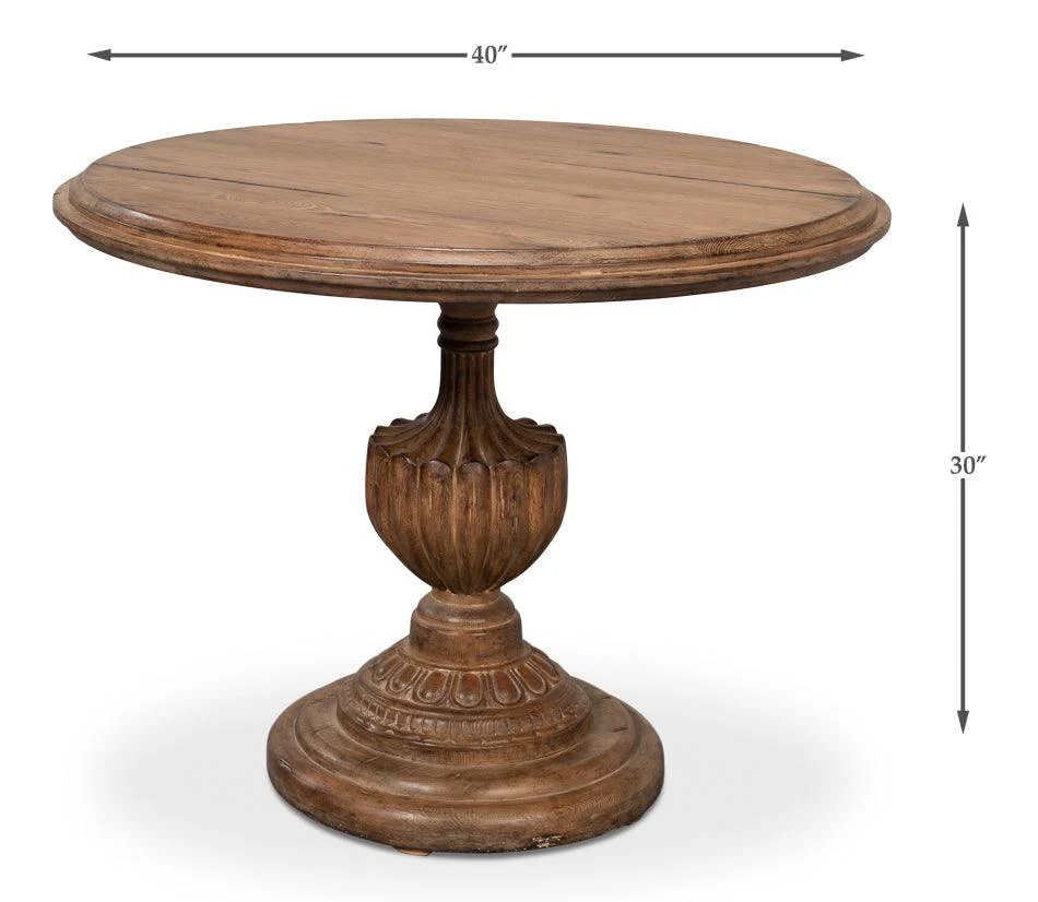 Renaissance Pedestal Dining Table - Image 5