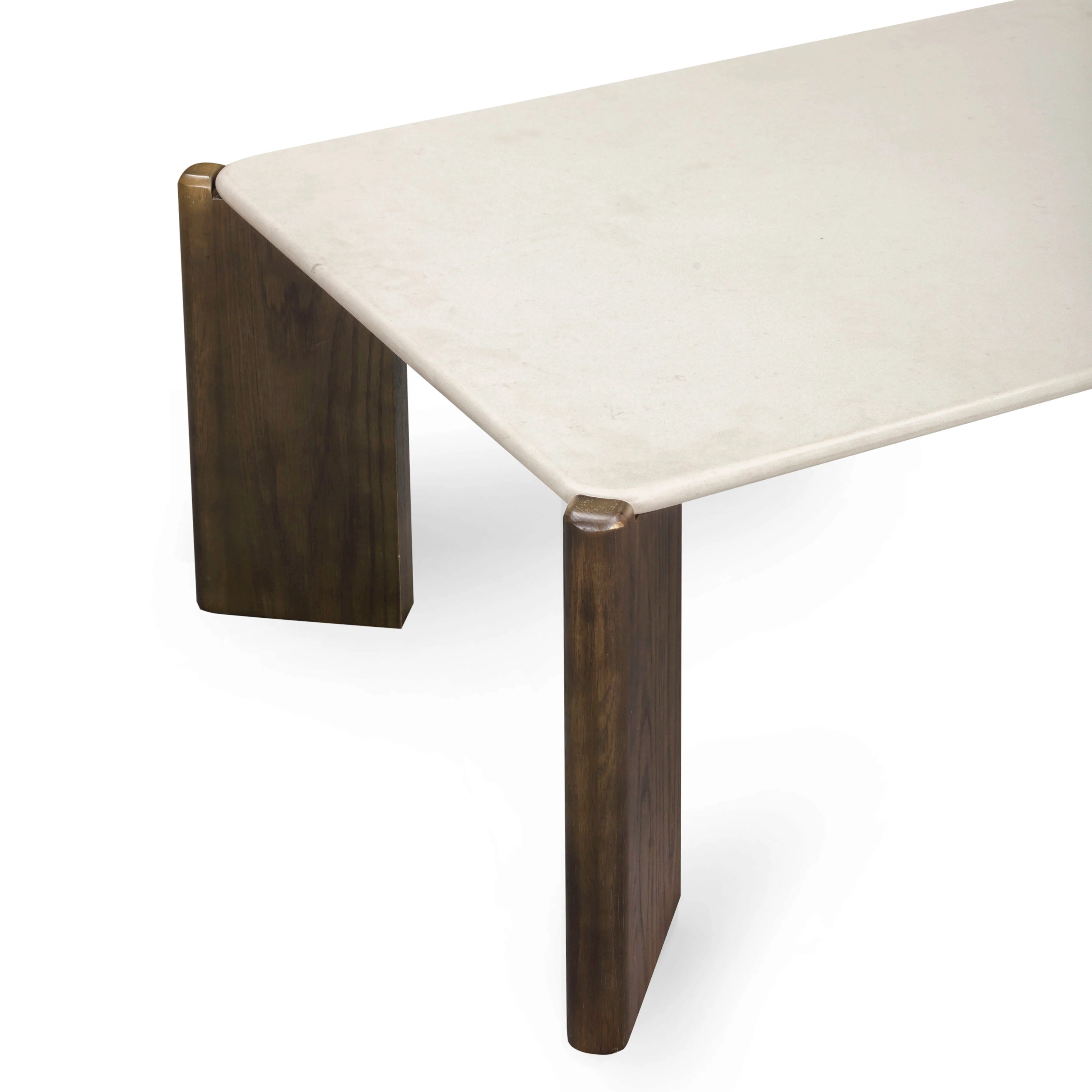 Restis 52" Cream Quartz Rectangular Coffee Table - Image 5