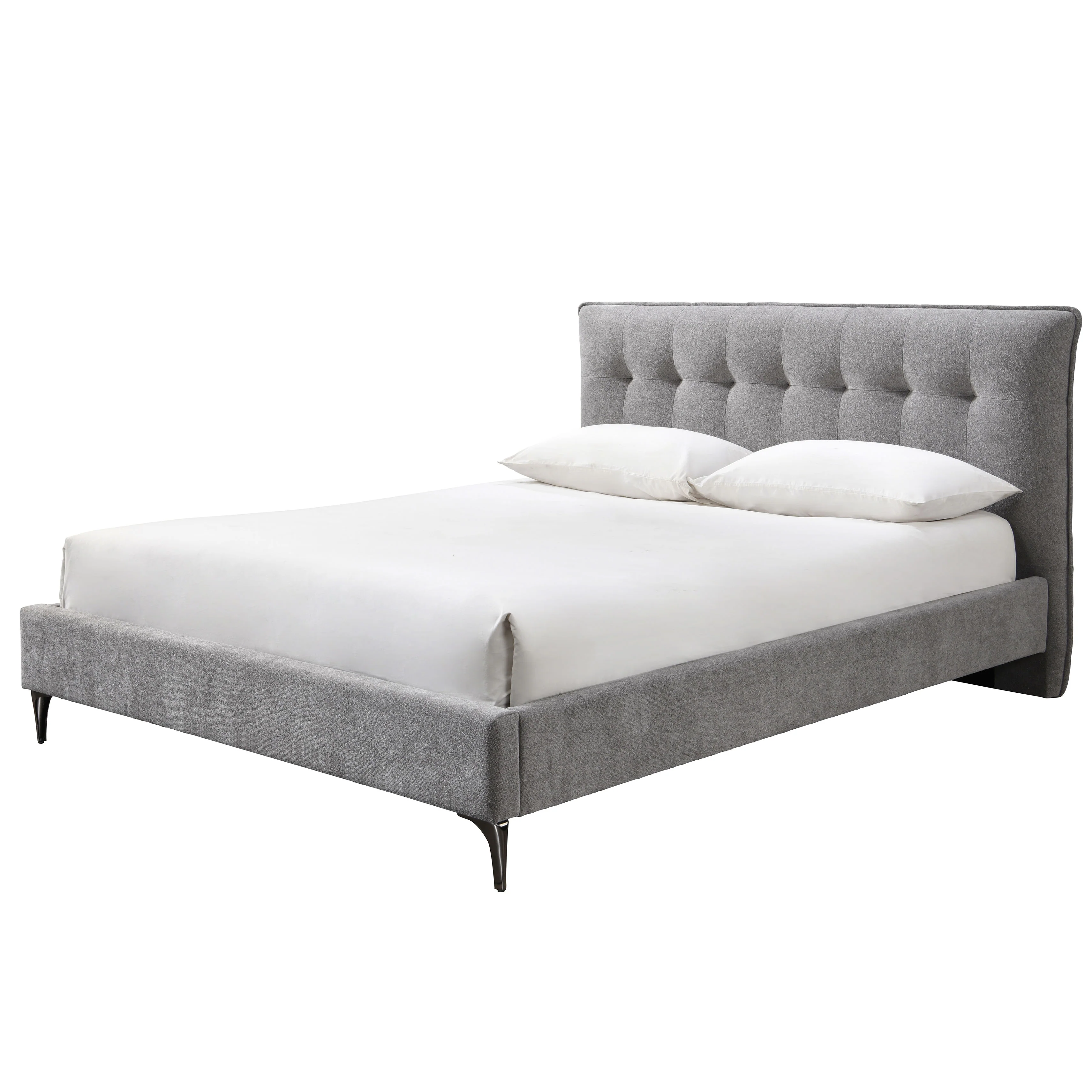 Rexsie Tufted Headboard Queen Bed - Image 6