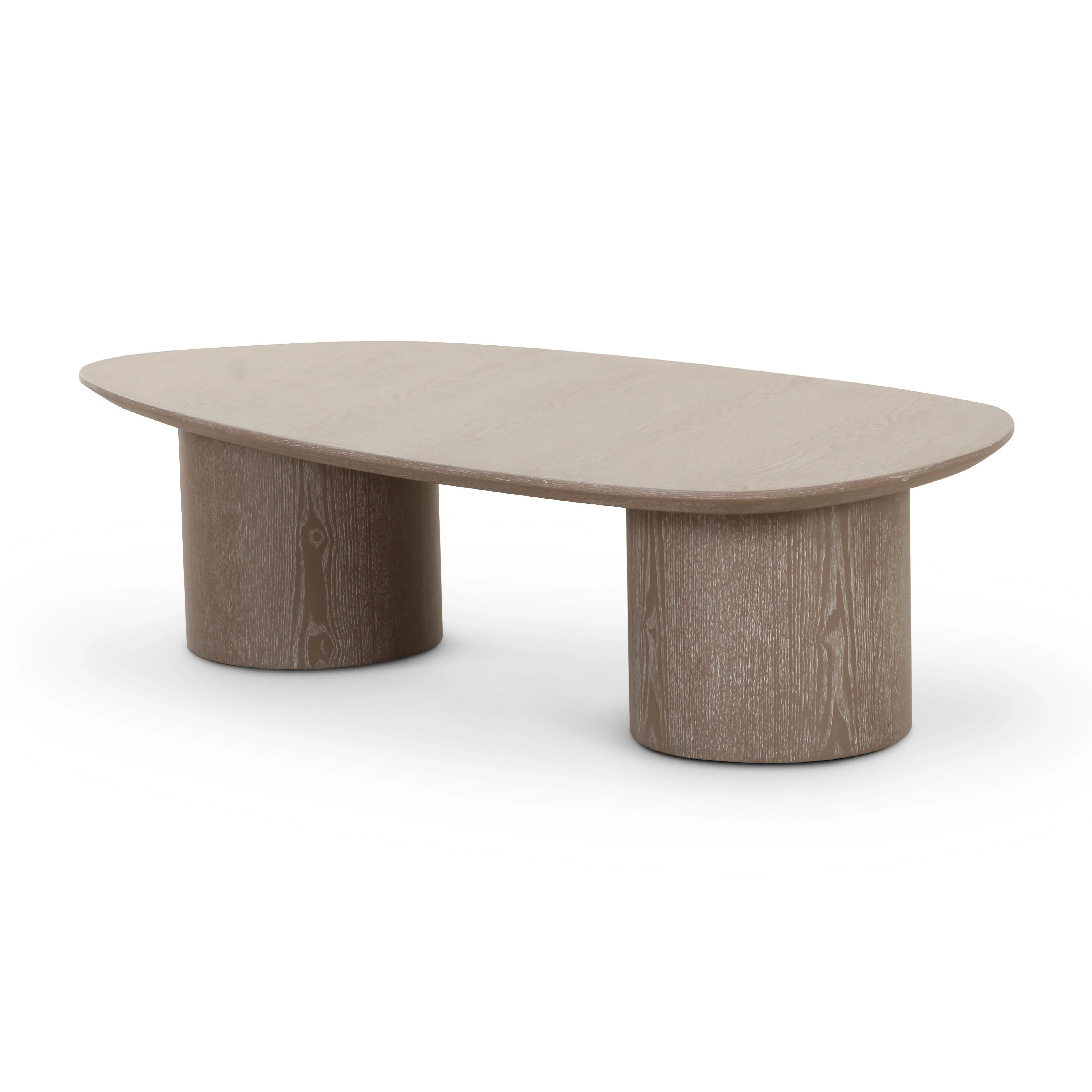 Rhema 48" Washed Ash Oblong Coffee Table - Image 3