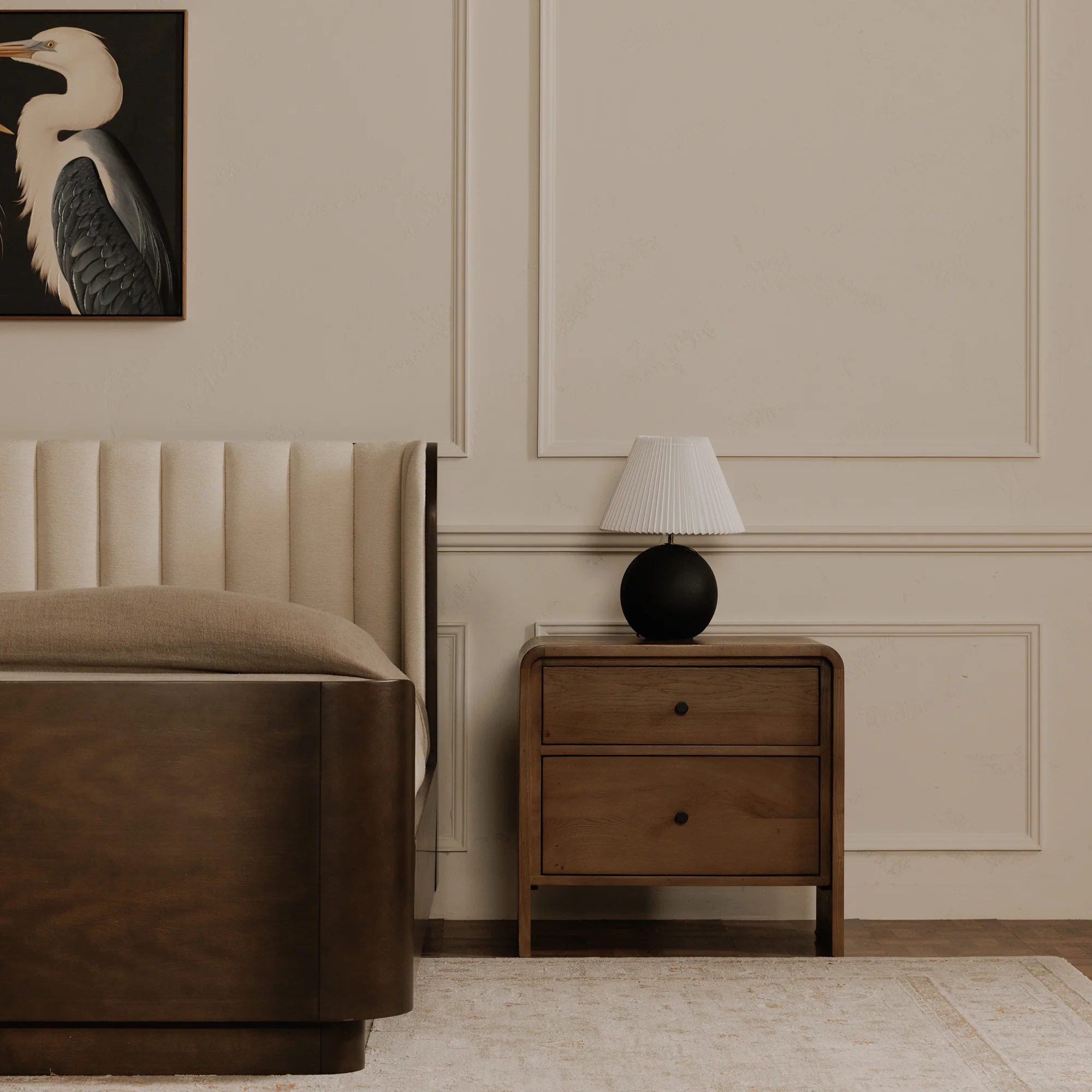 Riley Nightstand Oak - Image 2