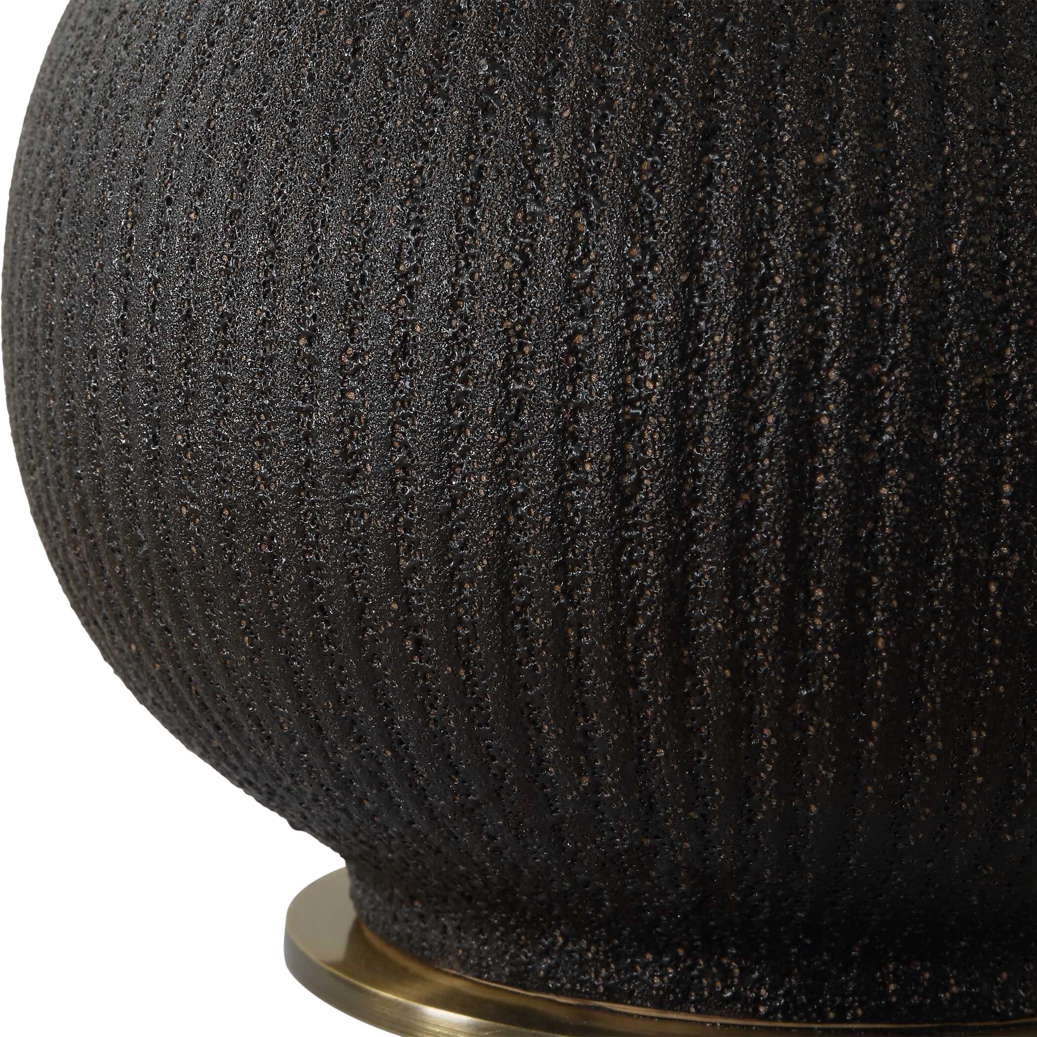 Rimini Black Glaze Table Lamp - Image 7