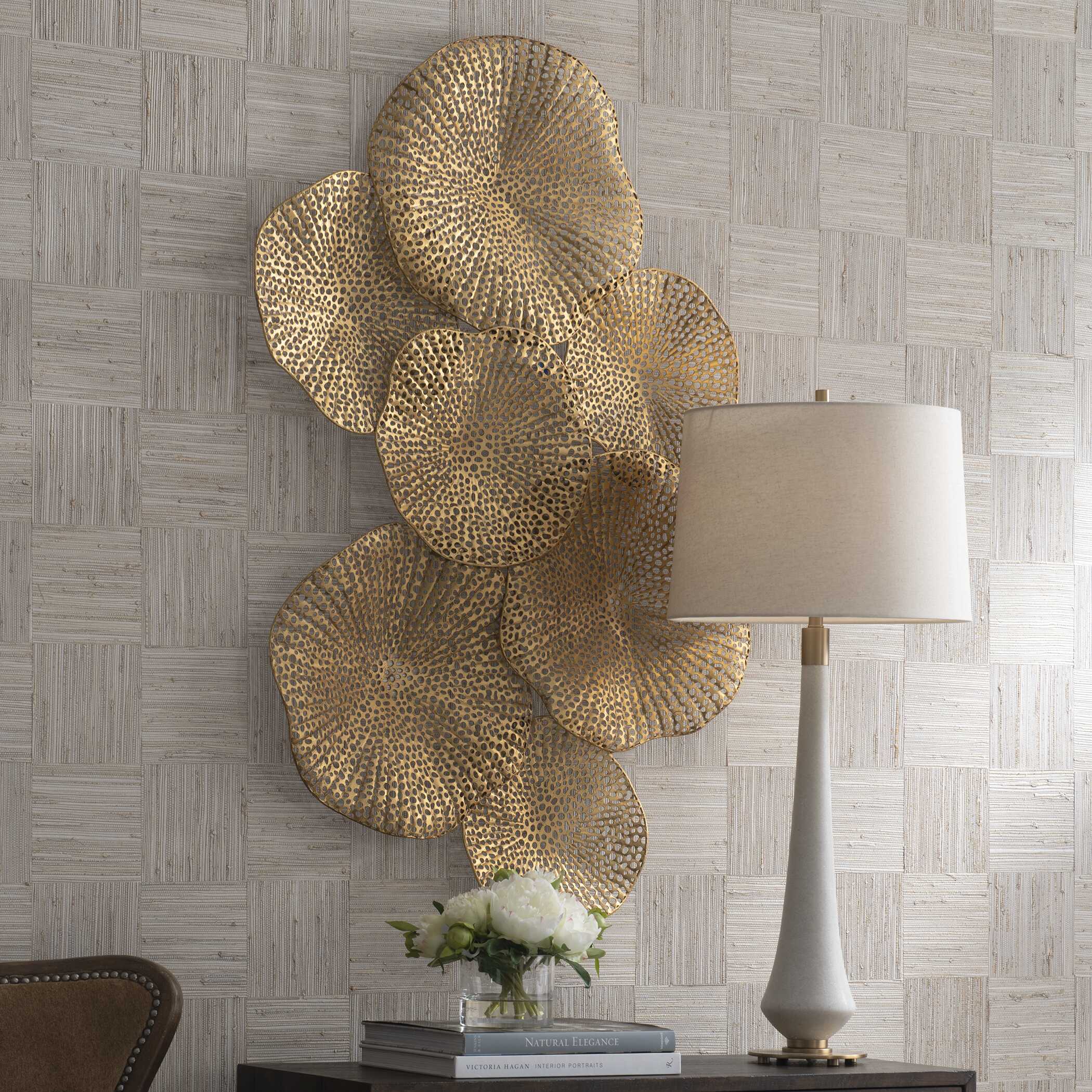 Ripley Gold Metal Wall Art - Image 3