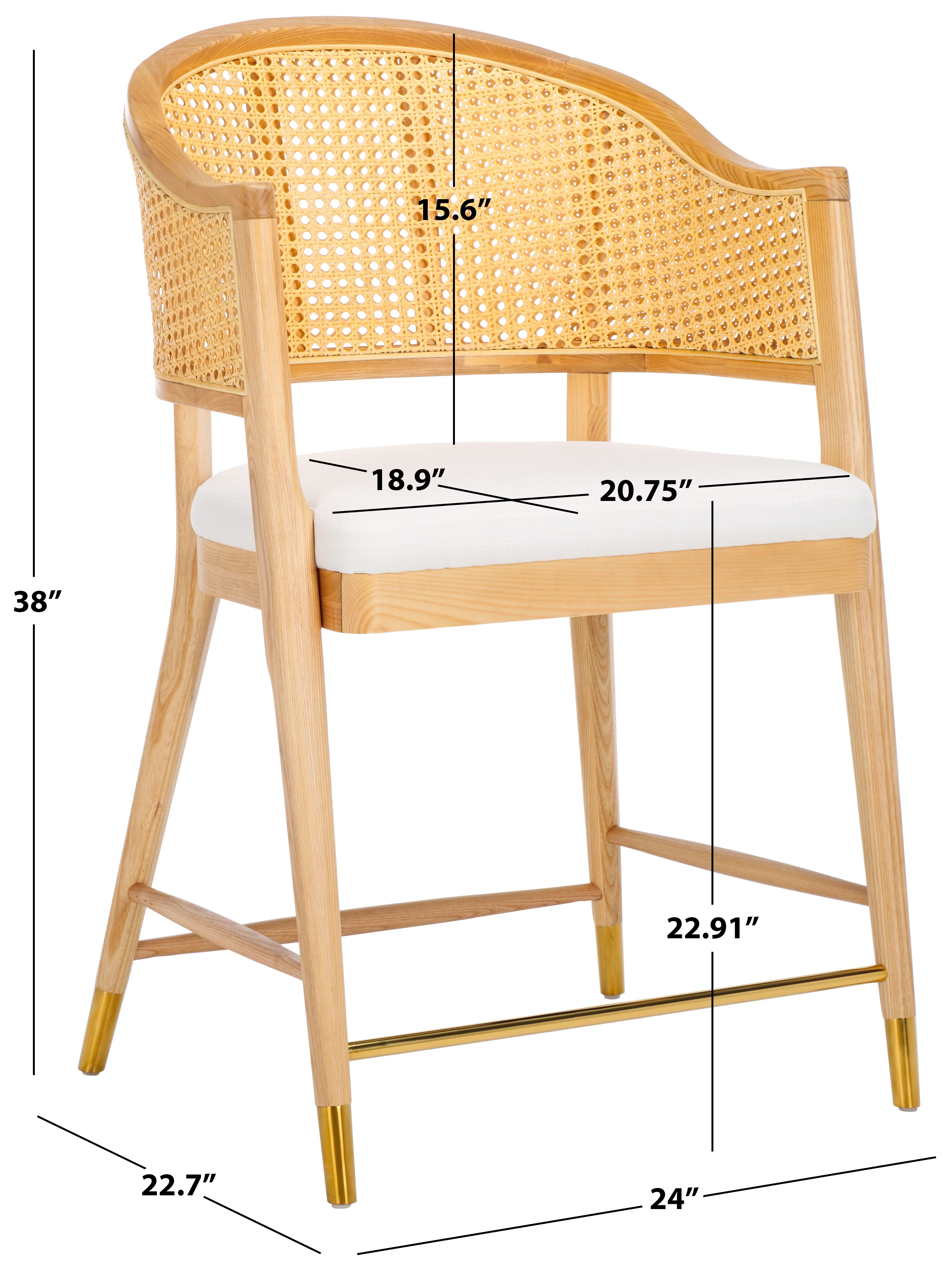 Rogue Rattan Counter Stool - Image 17