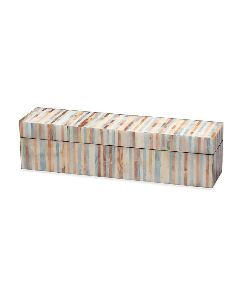 Roosevelt Mother of Pearl Decorative Box, Large