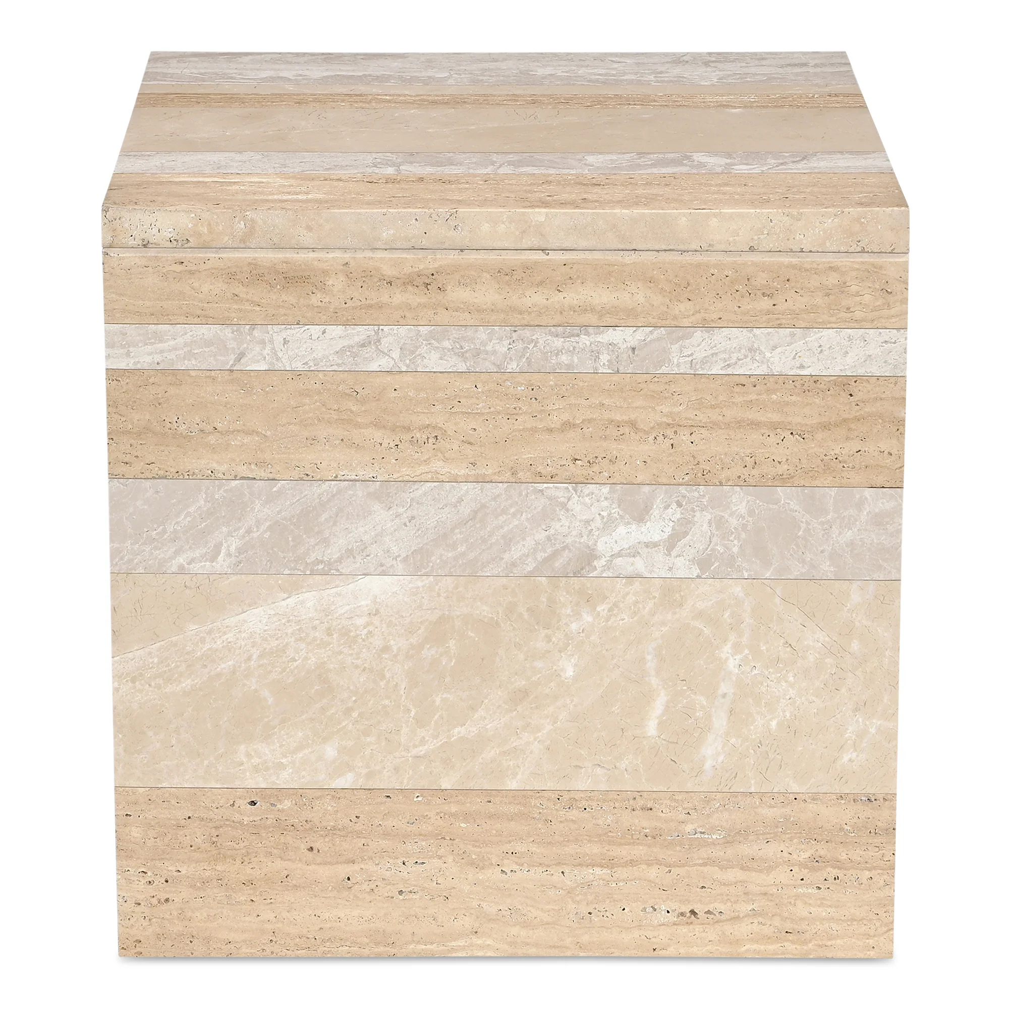 Rosa Accent Table Mixed Marble - Image 5