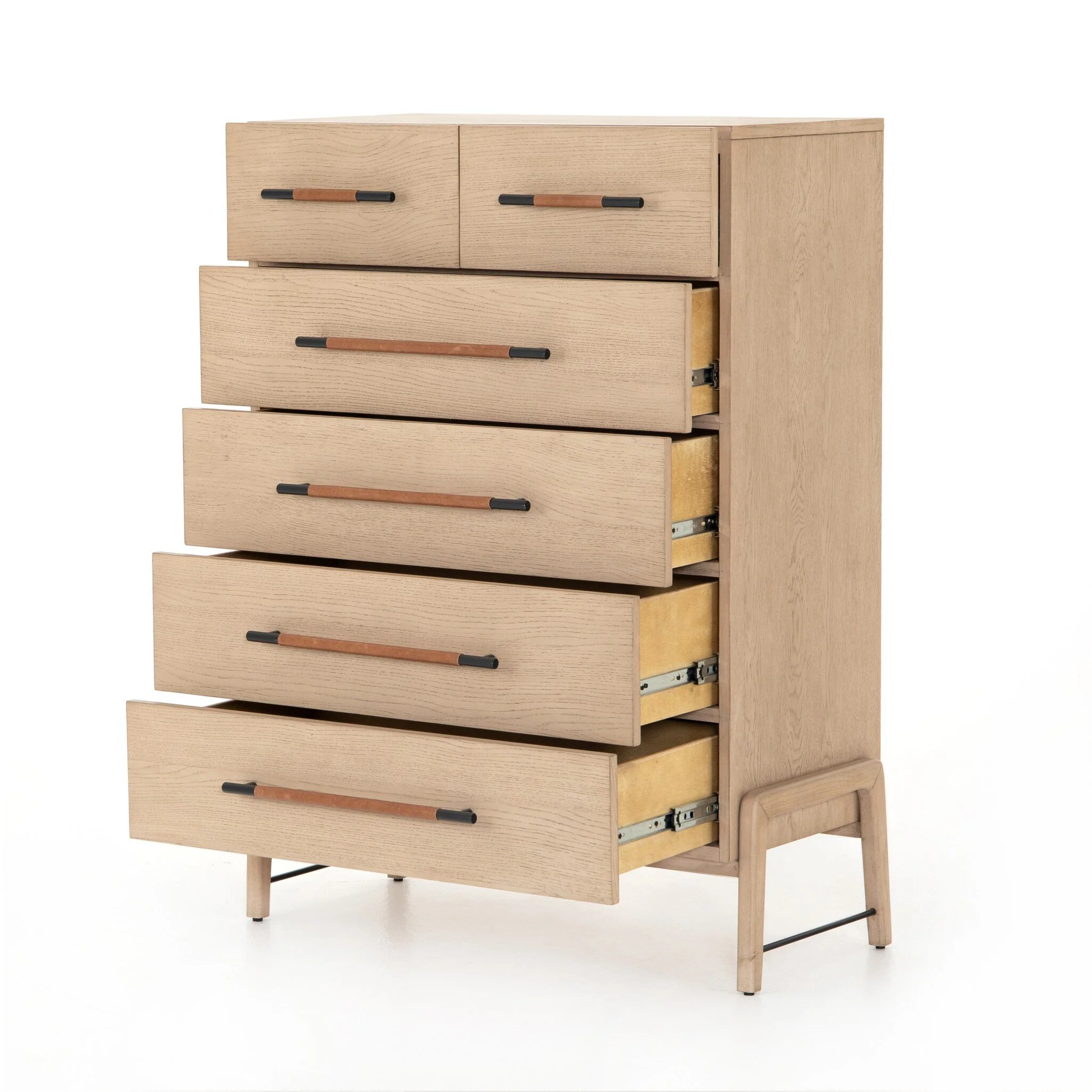 Rosedale 6 Drawer Tall Dresser - Image 7
