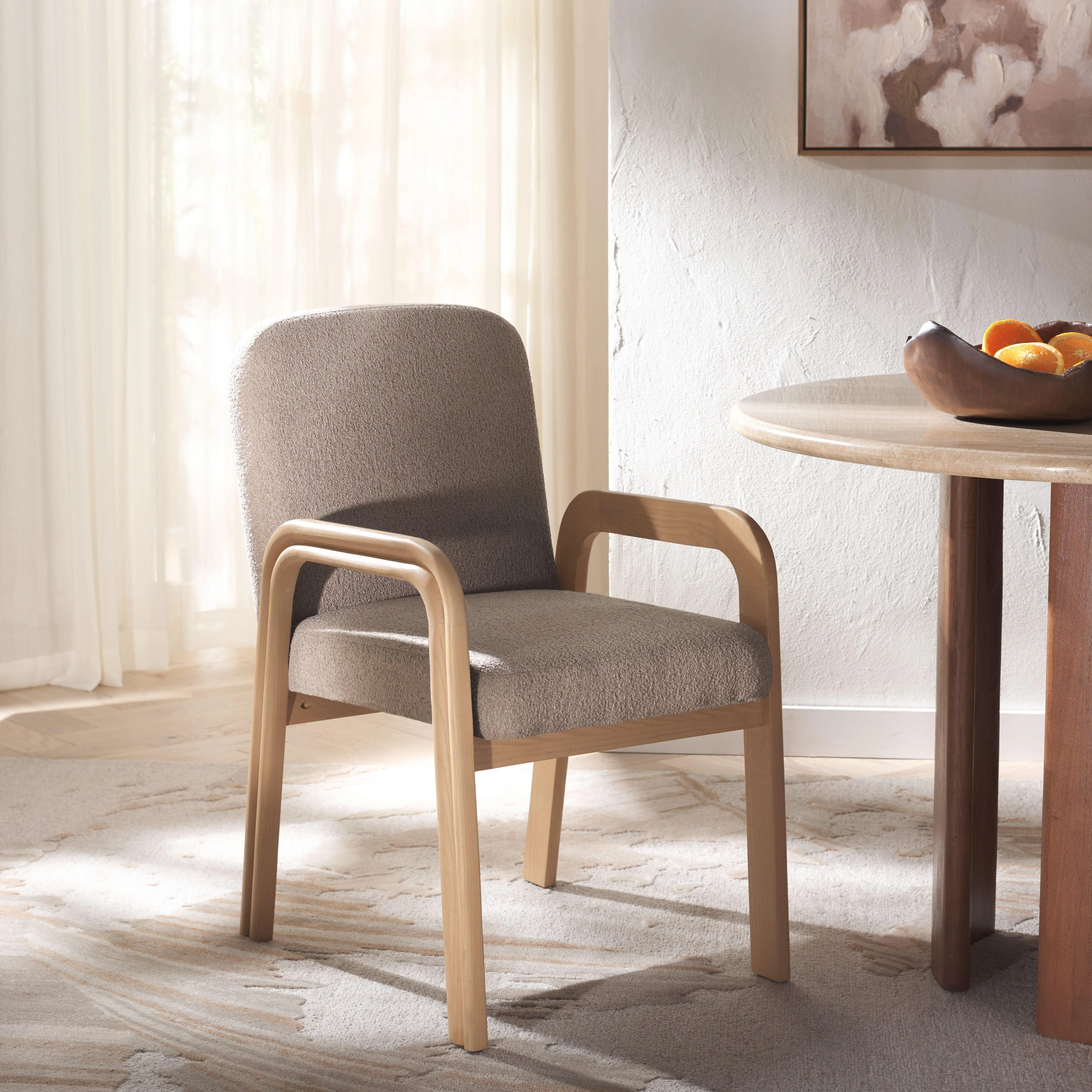 Roslina Boucle Dining Chair - Image 11