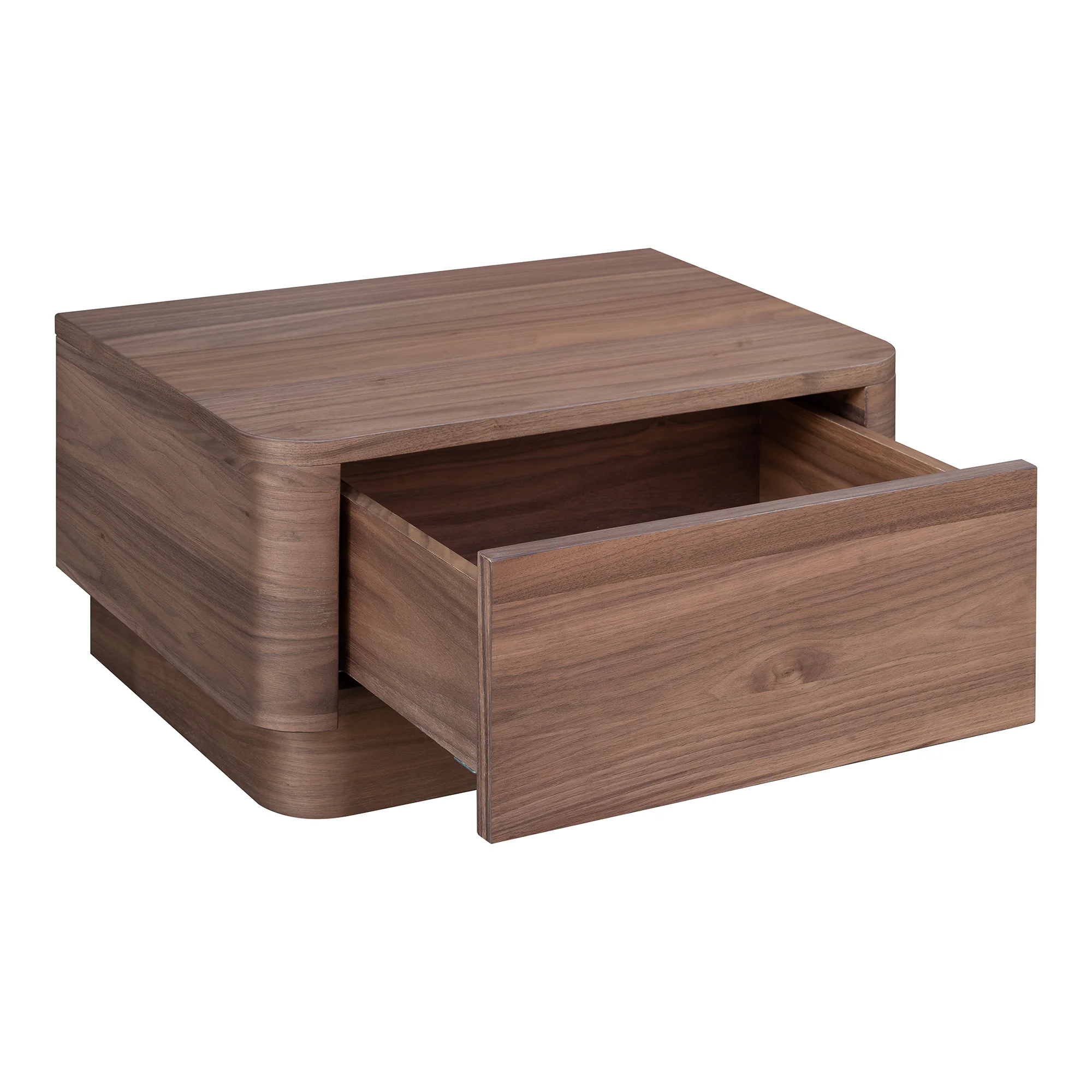 Round Off Nightstand Walnut - Image 4