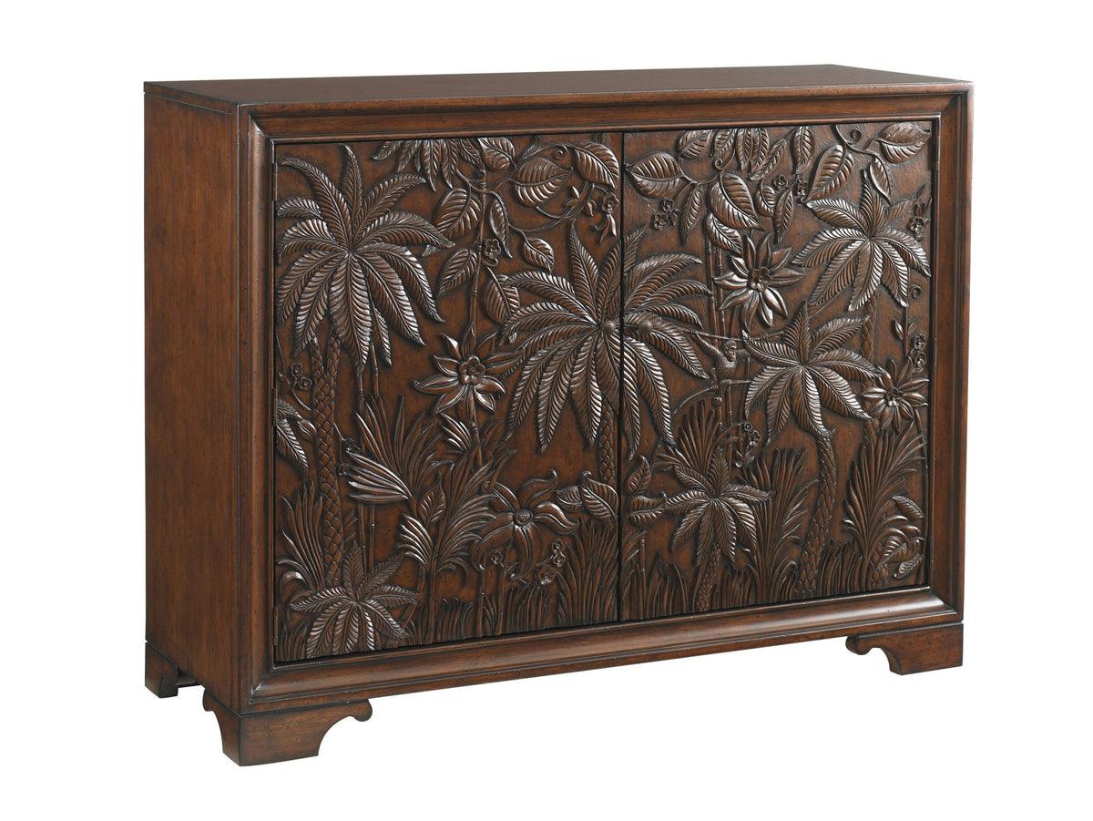 Royal Kahala Balboa Carved Door Cabinet