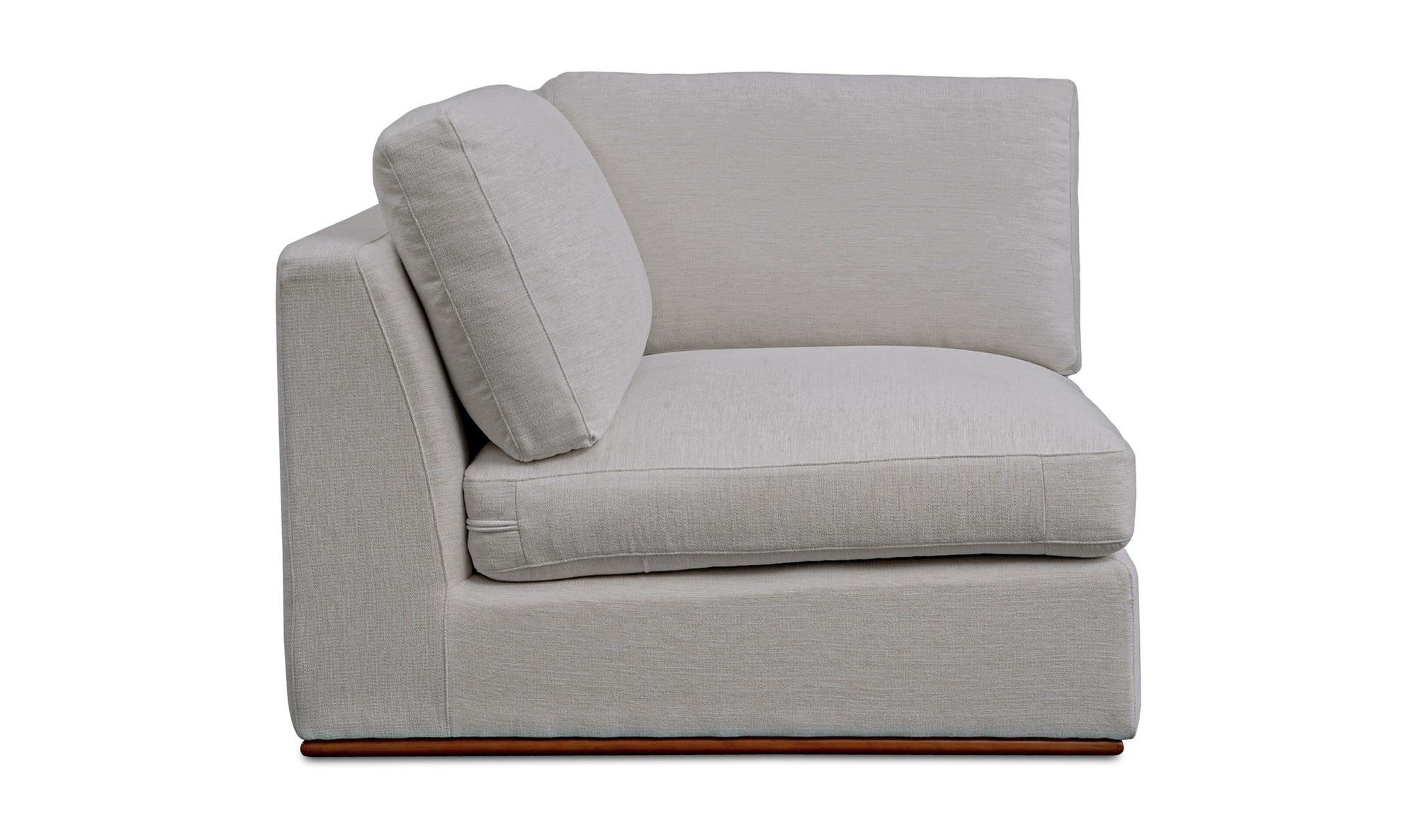 Rue Corner Chair Flecked Grey