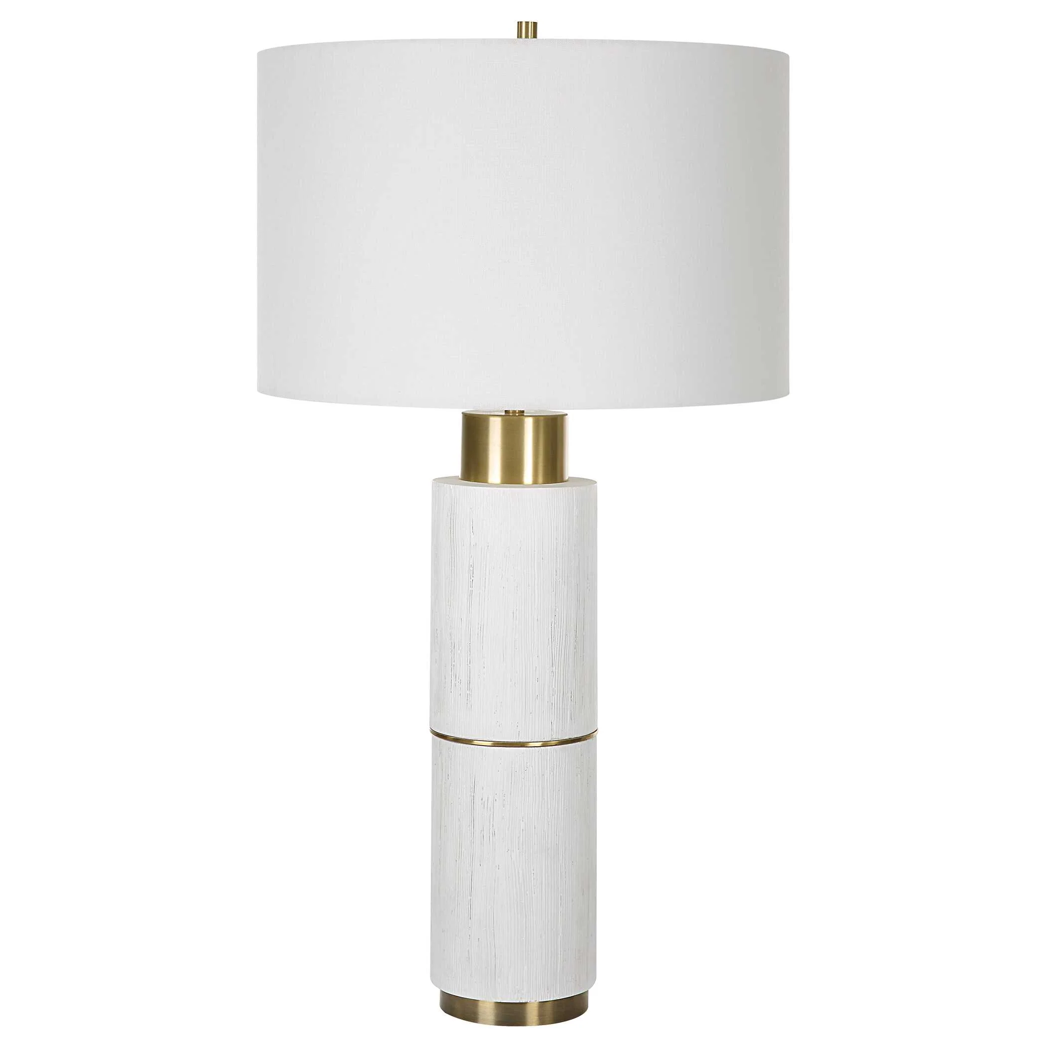 Ruse Whitewashed Table Lamp - Image 4
