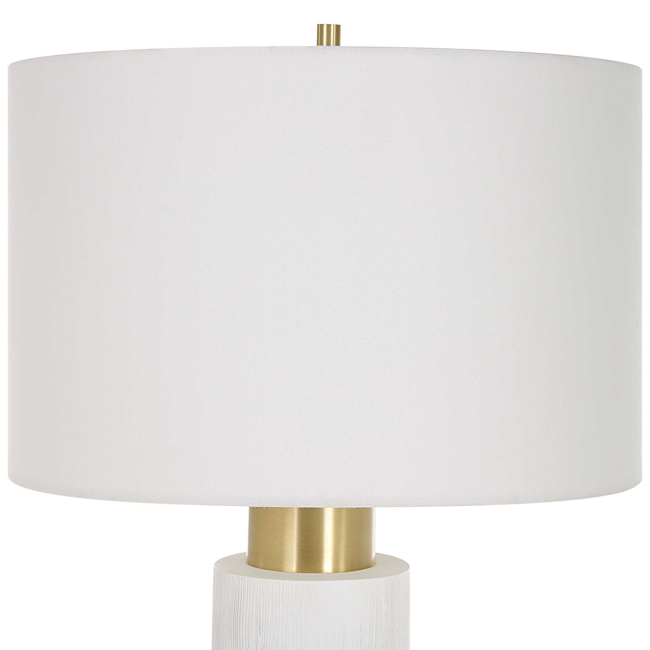 Ruse Whitewashed Table Lamp - Image 5