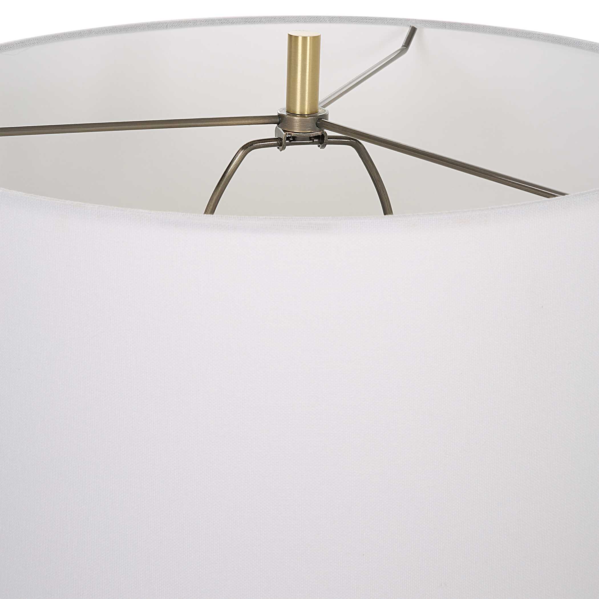 Ruse Whitewashed Table Lamp - Image 7