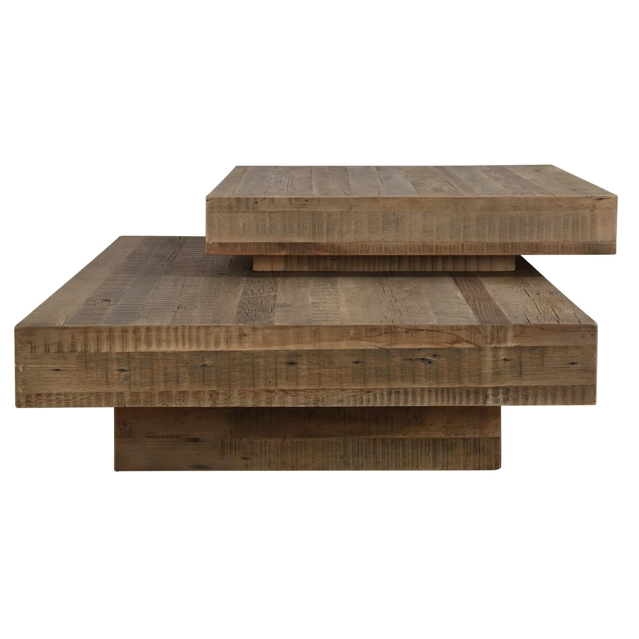 Rustic Planes Modern Coffee Table - Image 6