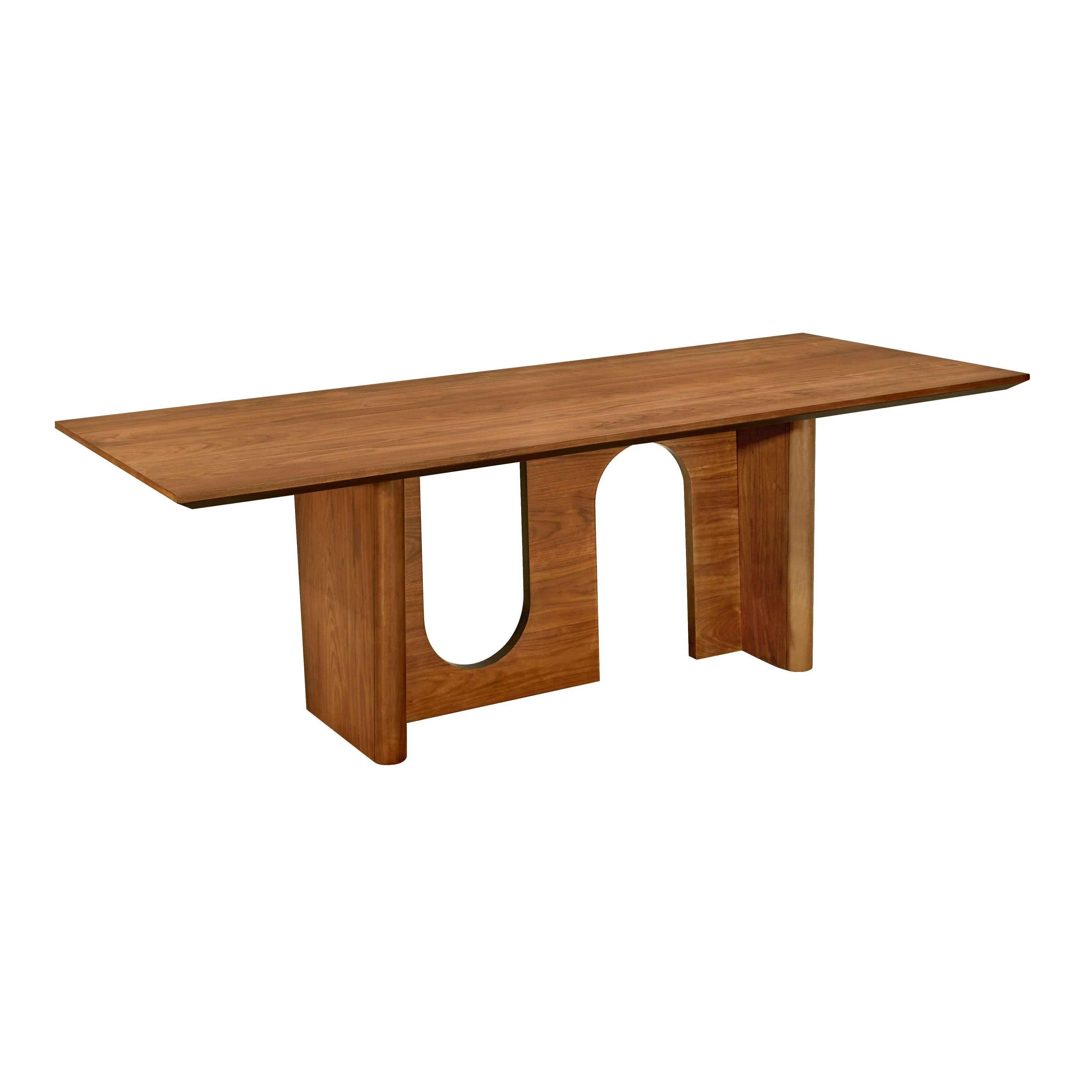Satra Walnut Rectangular Dining Table - Image 3