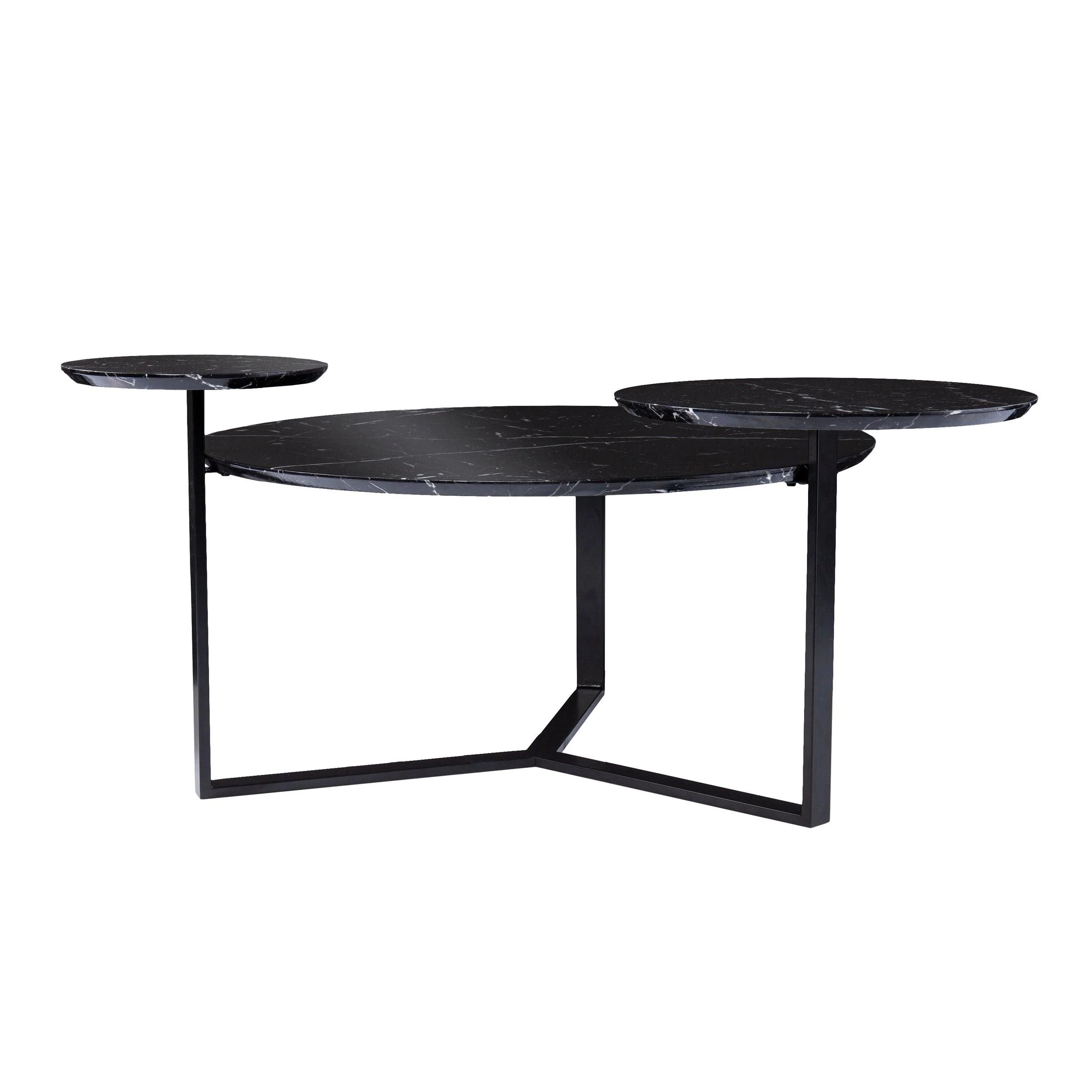 Saxelby Faux Marble Cocktail Table - Image 3