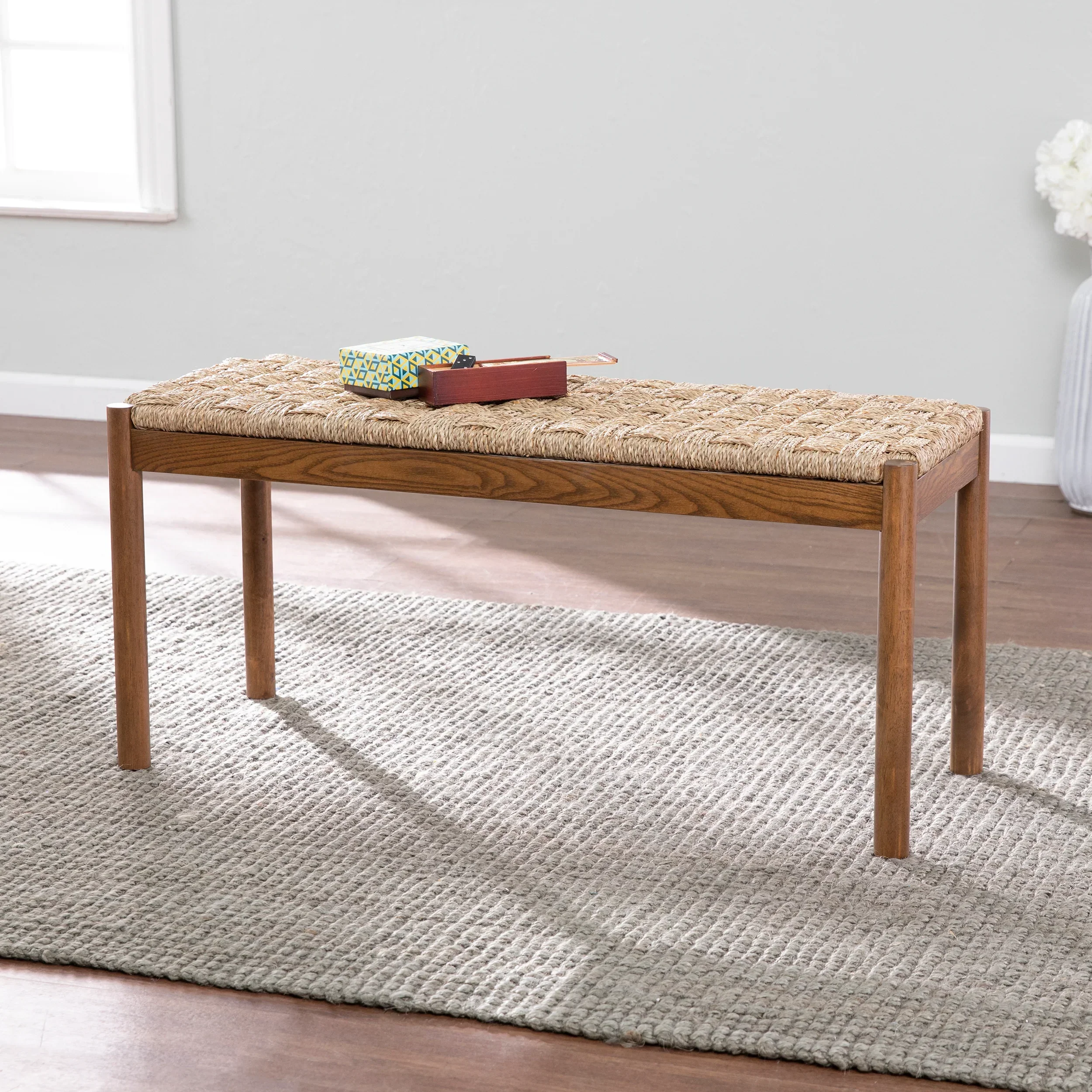 Scalby Natural Seagrass Bench - Image 2