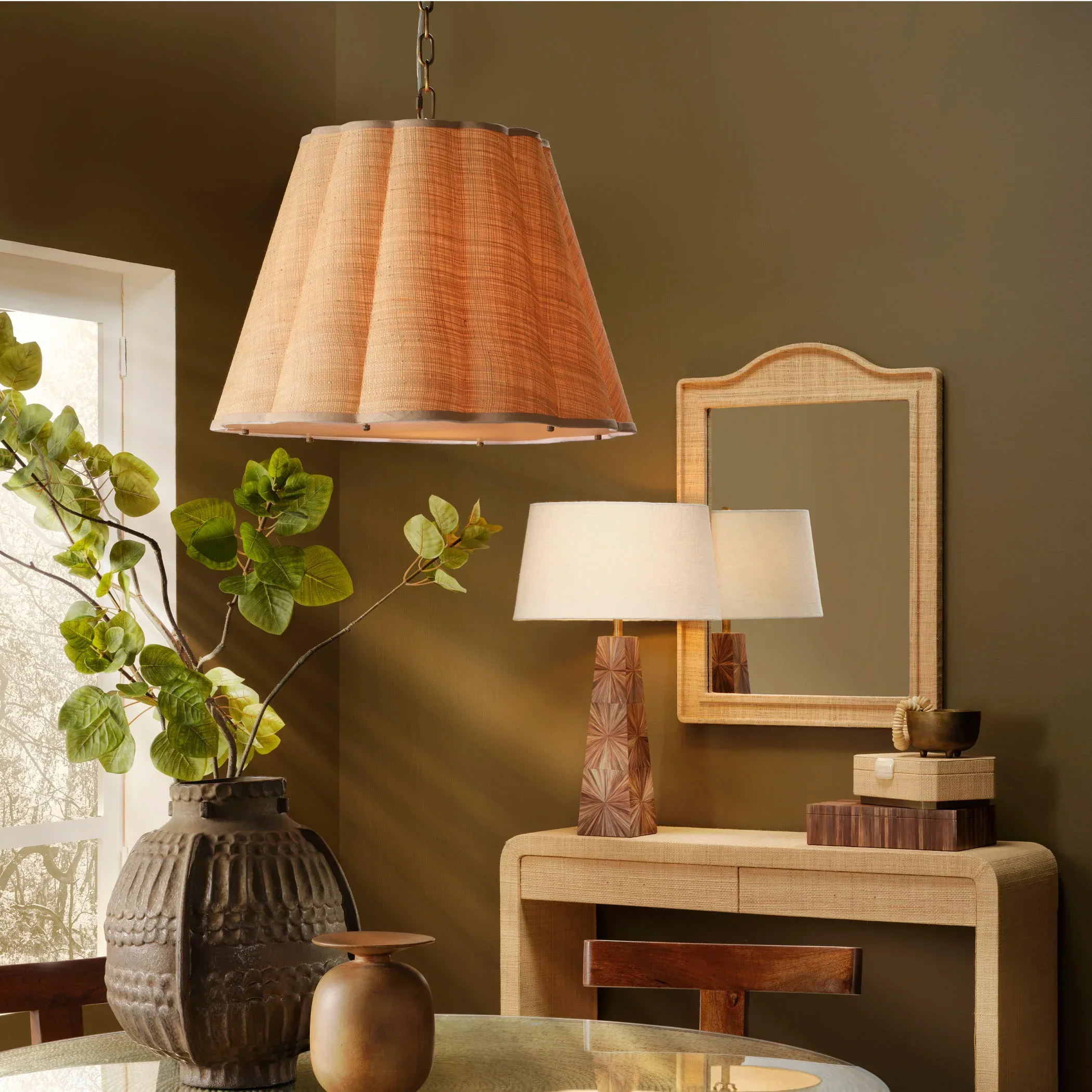 Scalloped 1-Light Pendant - Image 2
