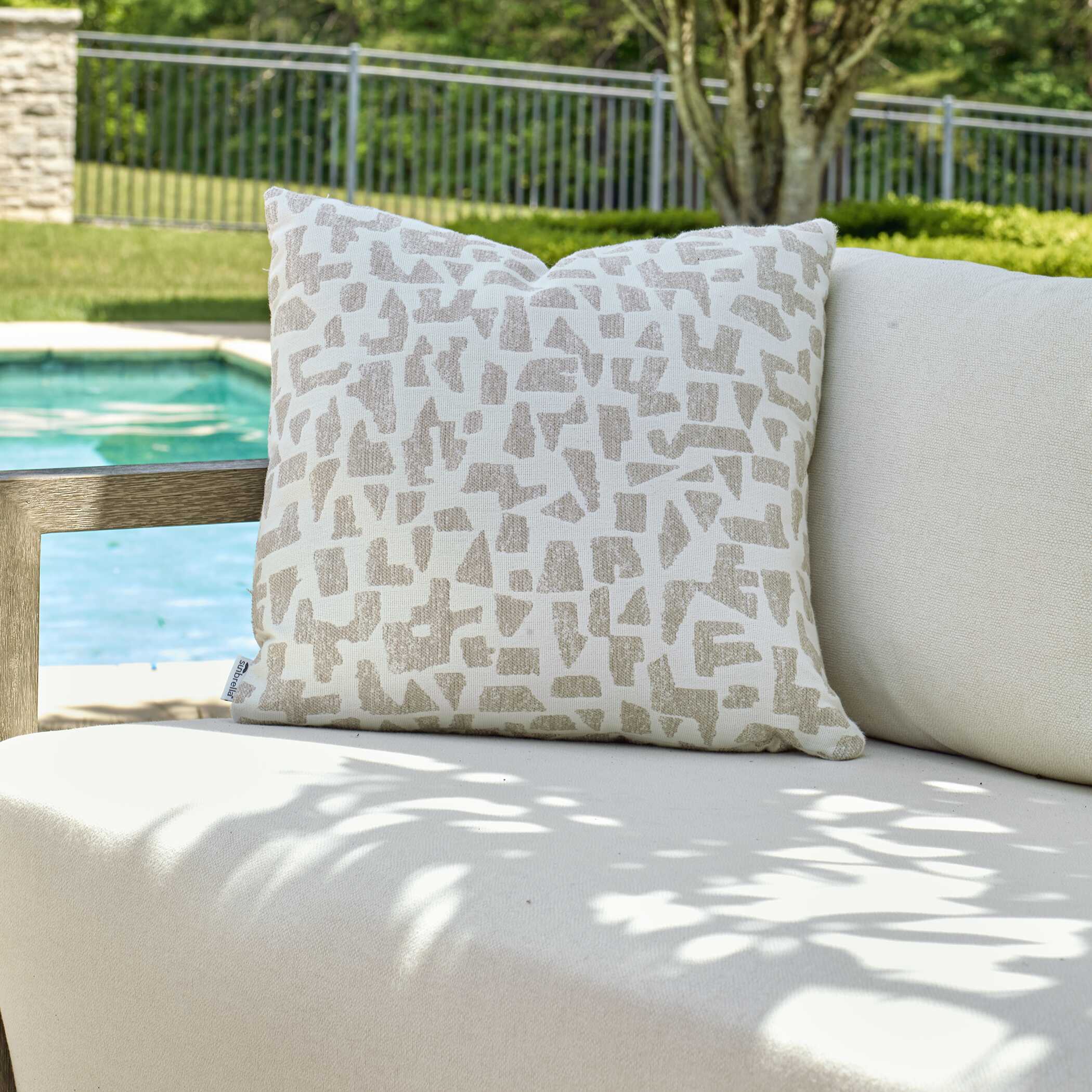 Scatter Abstract Outdoor Pillow - Image 2
