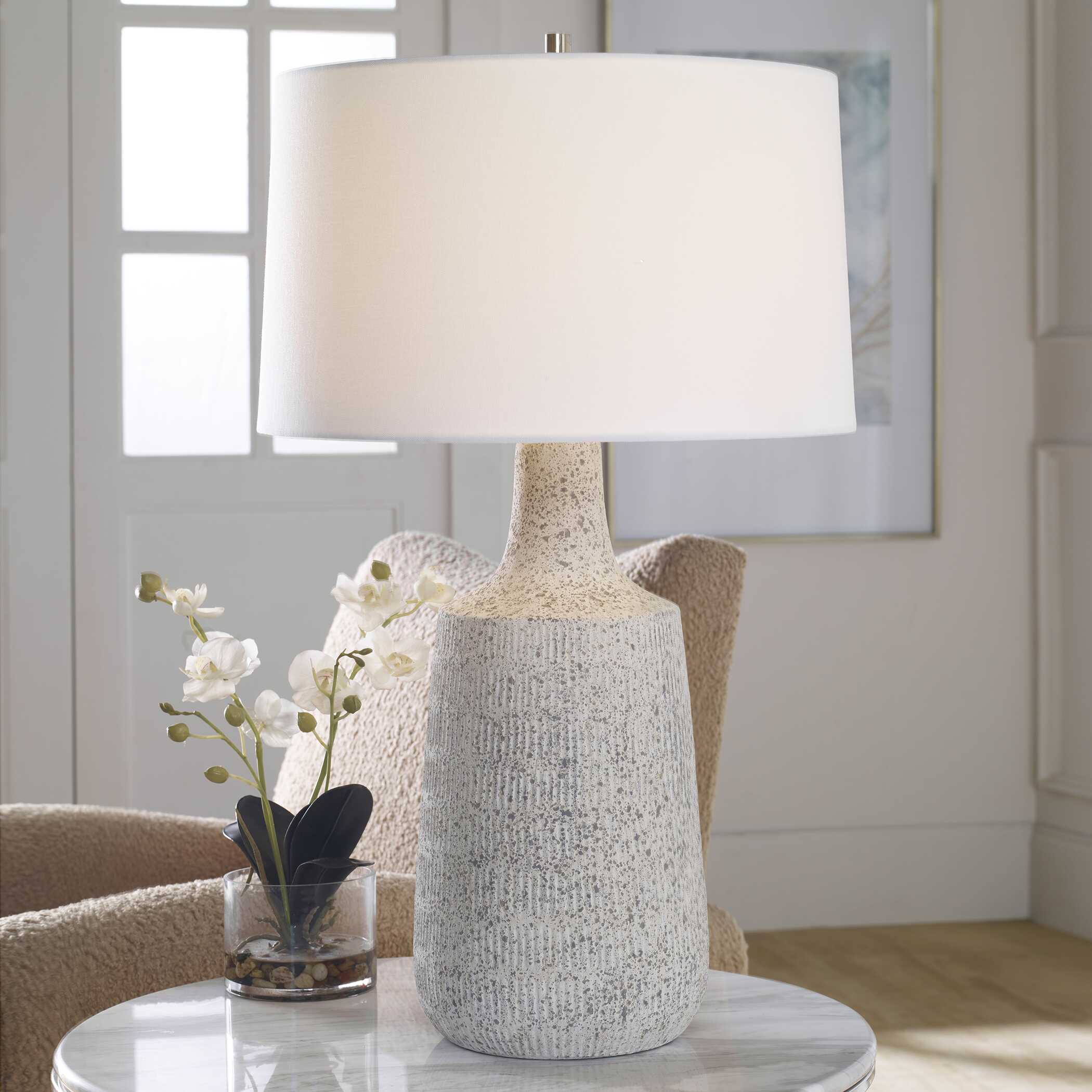Scouts White Table Lamp - Image 2