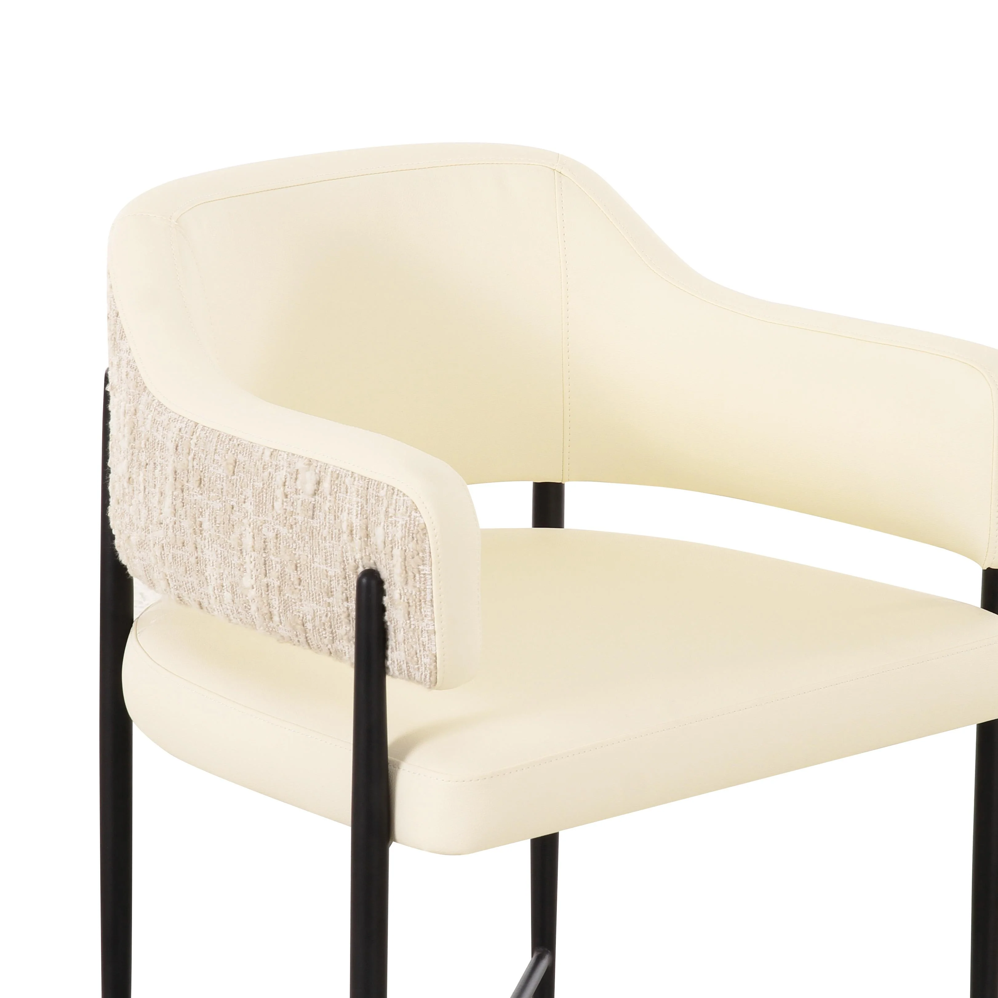 Sezanne 2-Tone Performance Vegan Leather Dining Chair - Image 5