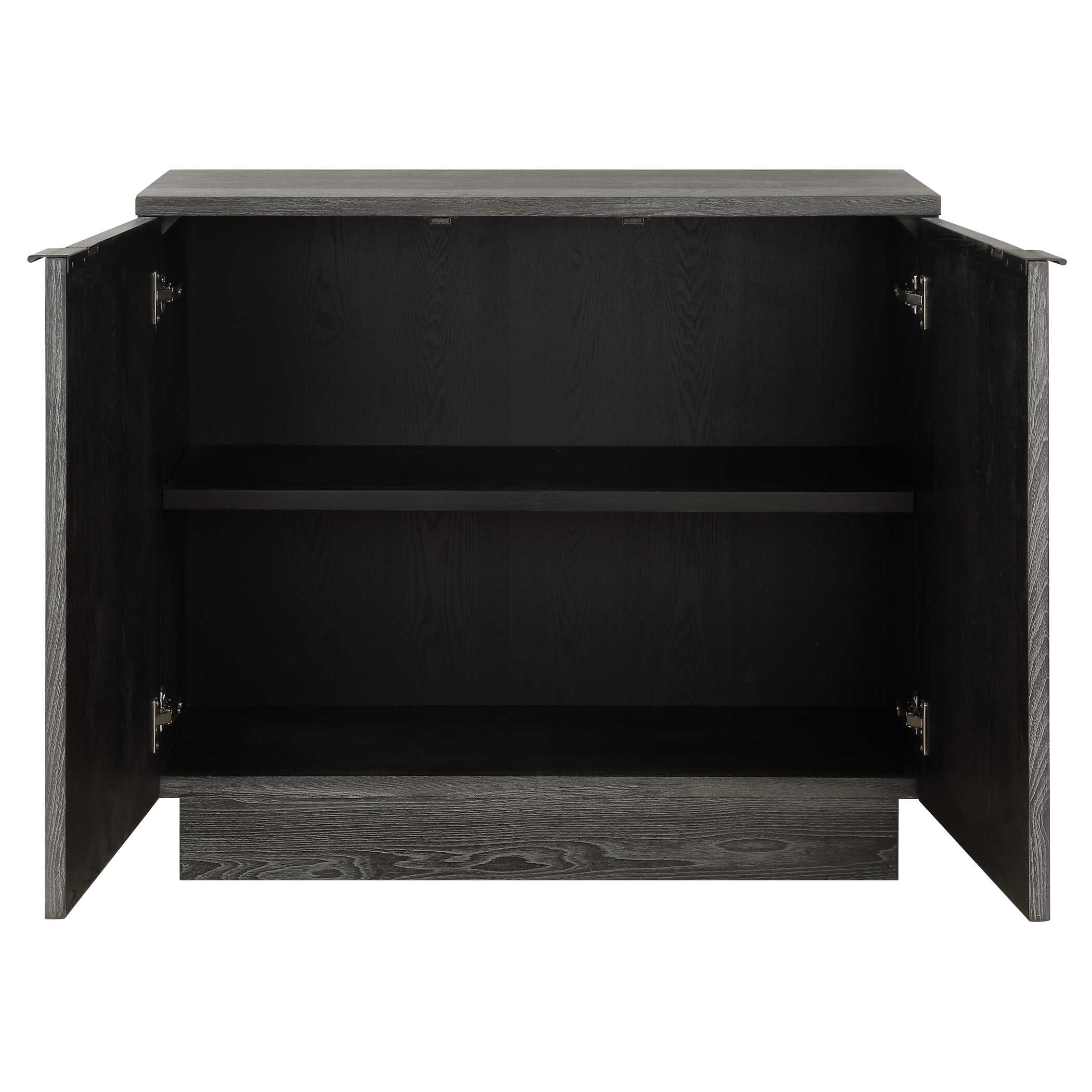 Shelby 2 Door Ebony Stained Cabinet - Image 6