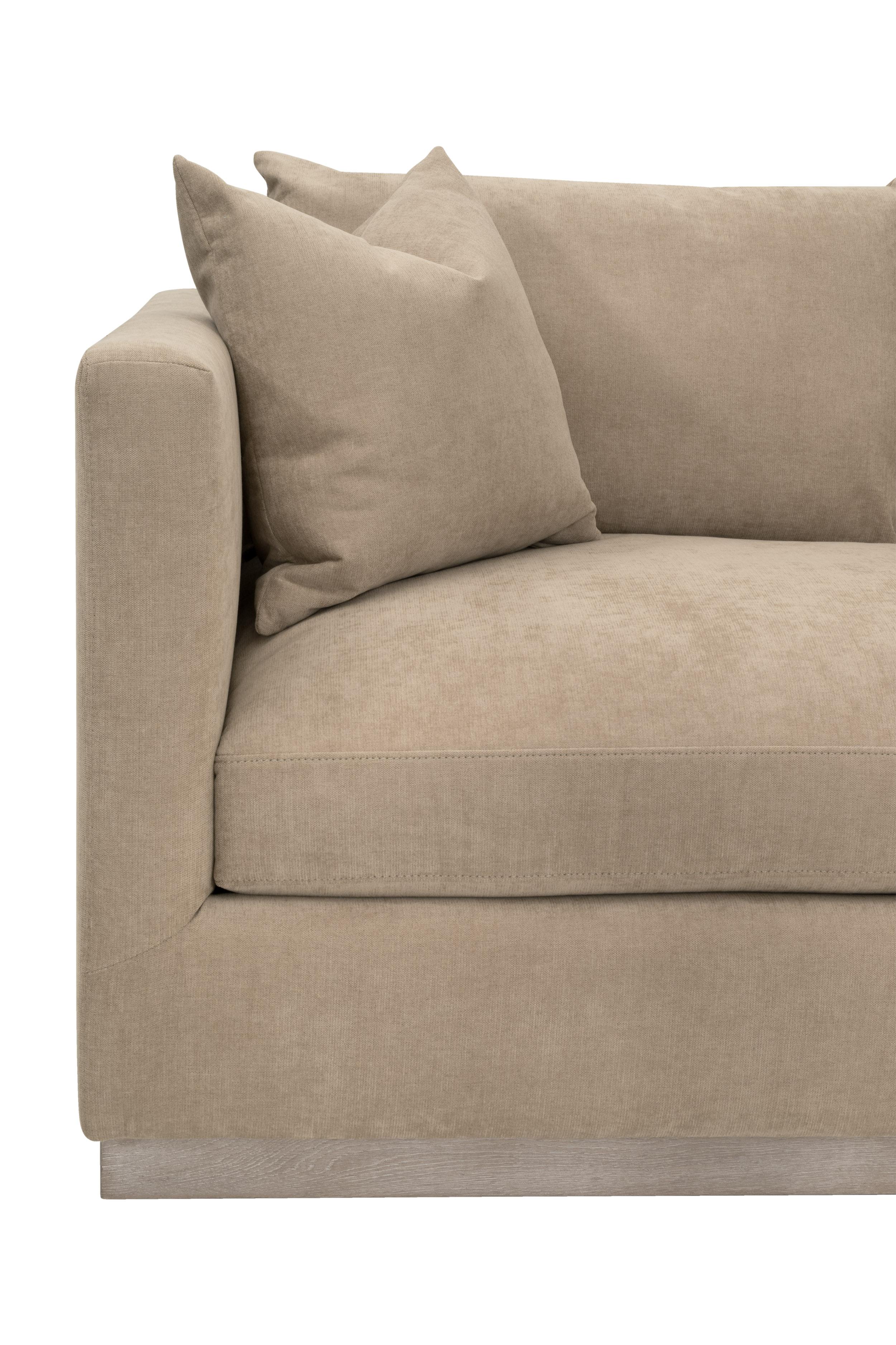 Siena 96" Plinth Base Sofa - Image 5