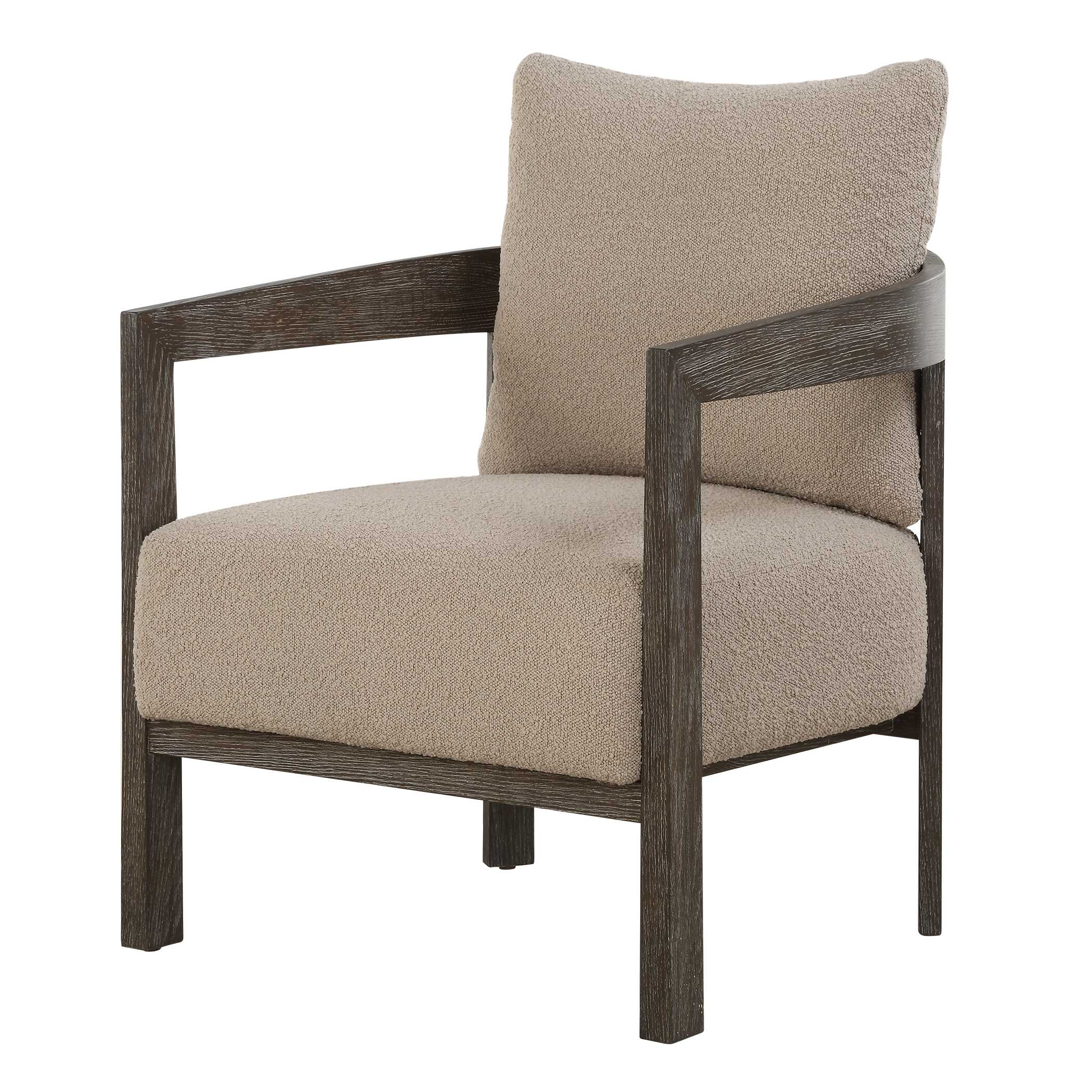 Sienna Sand Fabric Accent Chair - Image 4