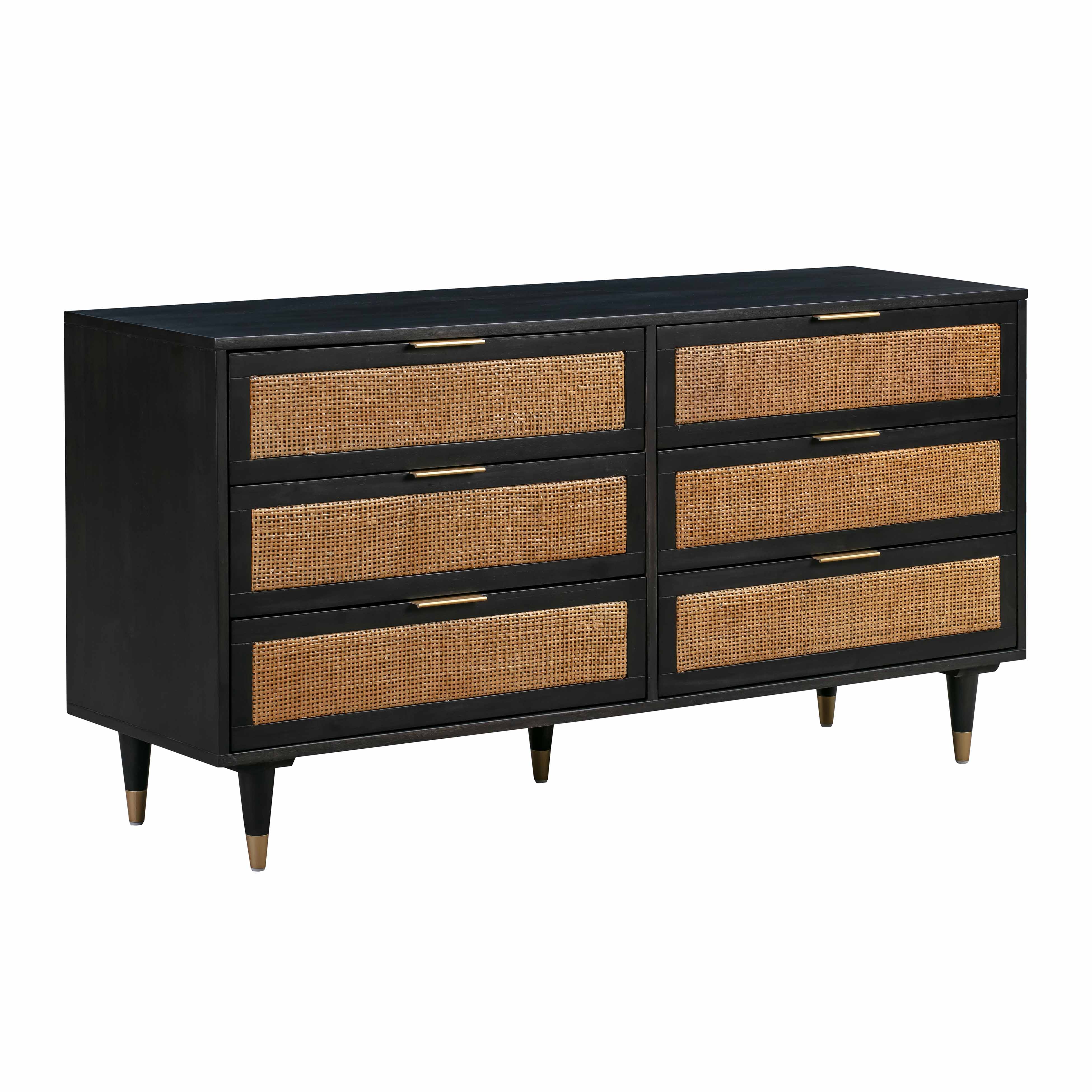 Sierra Noir 6 Drawer Dresser - Image 3