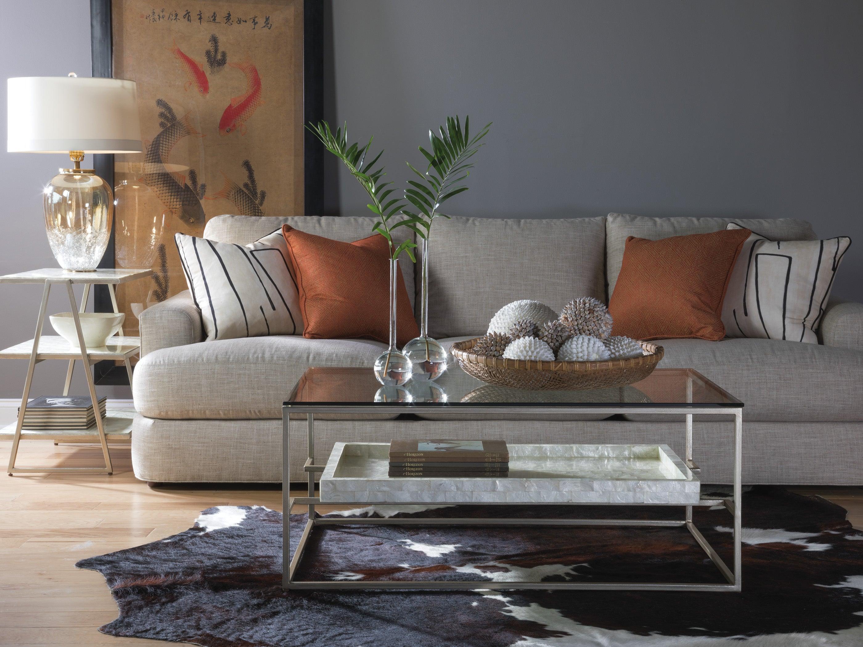 Signature Designs Cumulus Capiz Triangular Tier Table - Image 2
