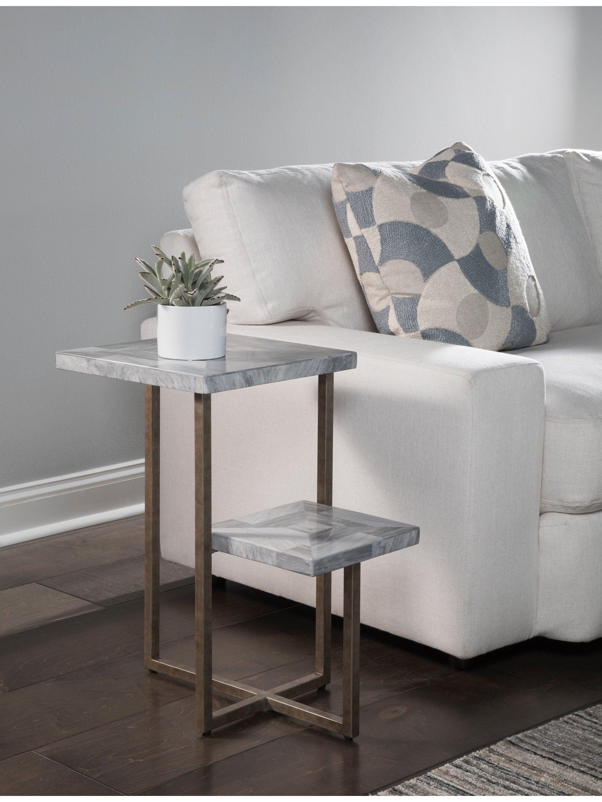 Signature Designs Salvo Rectangular Tier Spot Table - Image 2