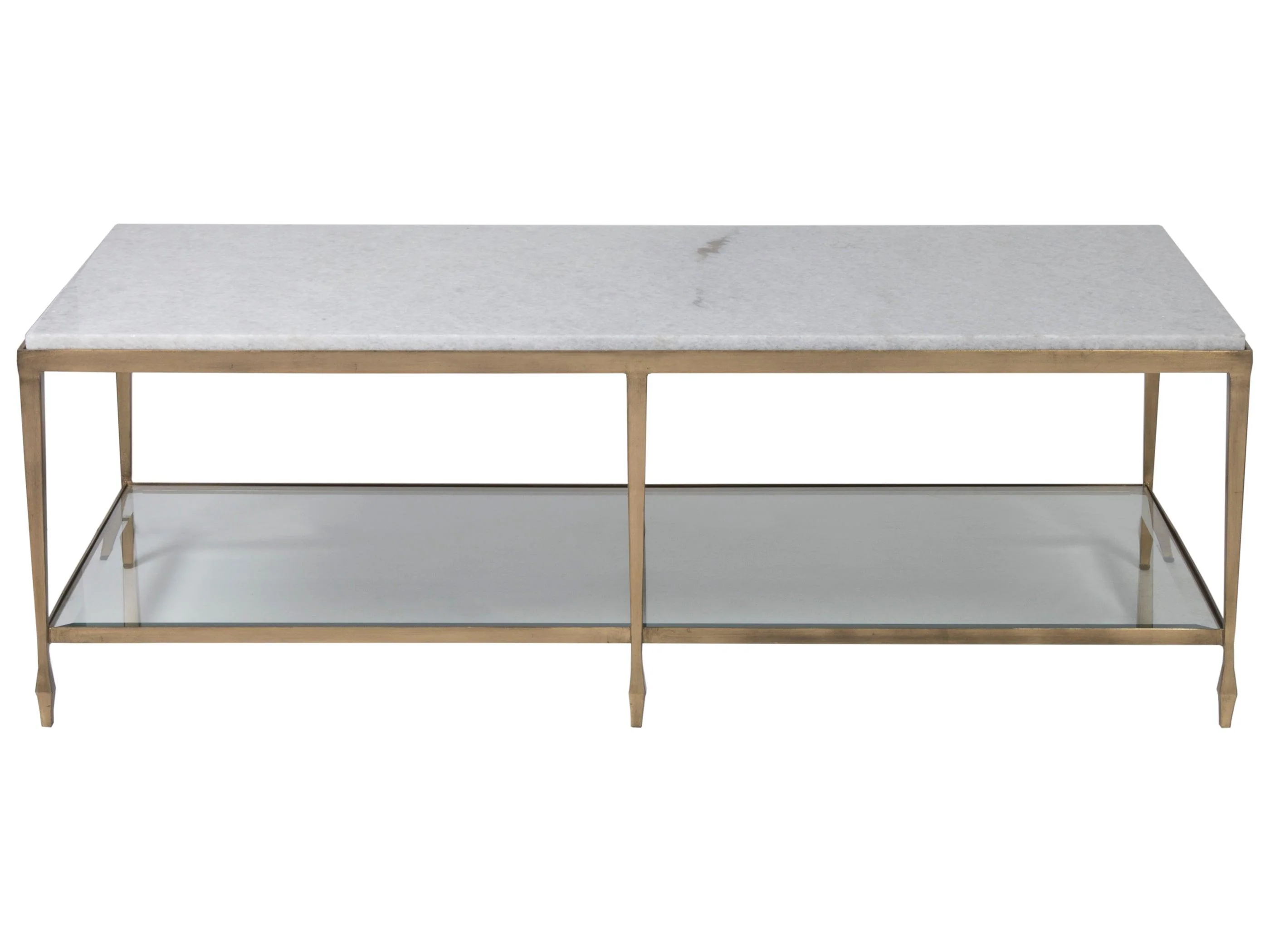 Signature Designs Sashay Gold Rectangular Cocktail Table - Image 3
