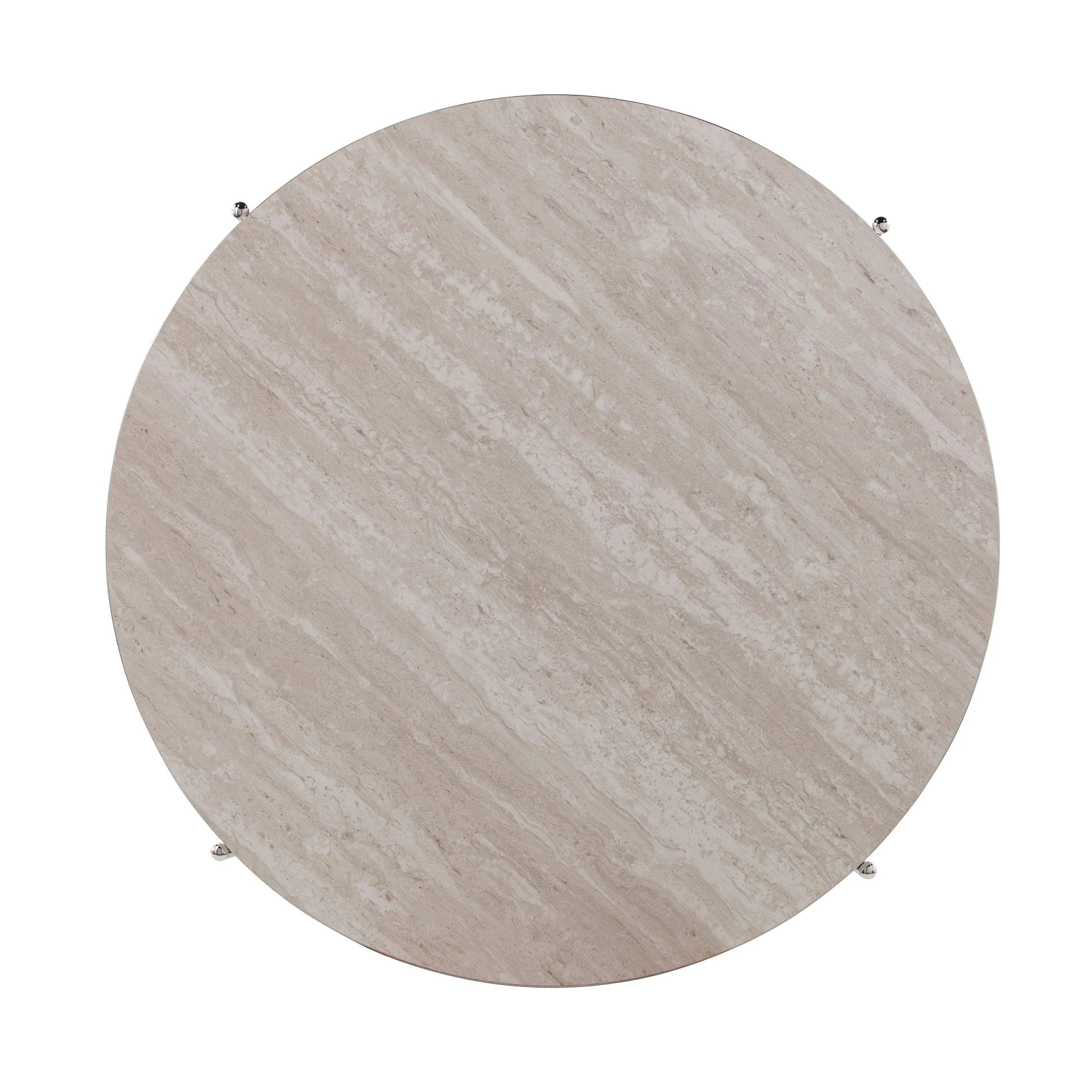 Silas Round Faux Stone Cocktail Table - Image 8