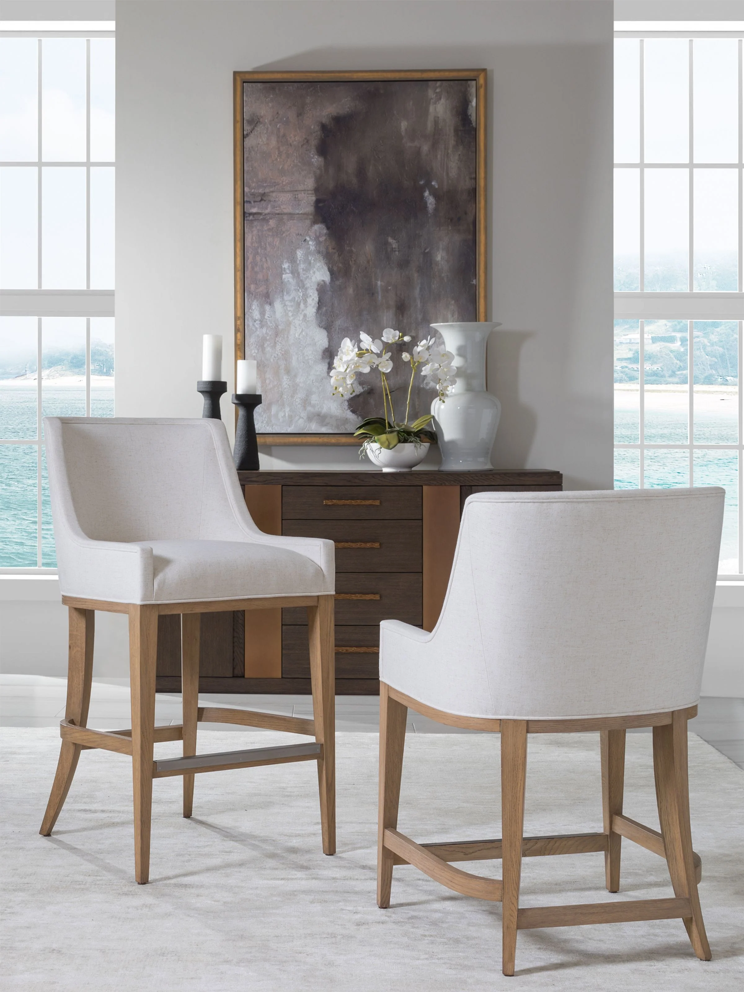 Simpatico Simpatico Upholstered Bar Stool - Image 2