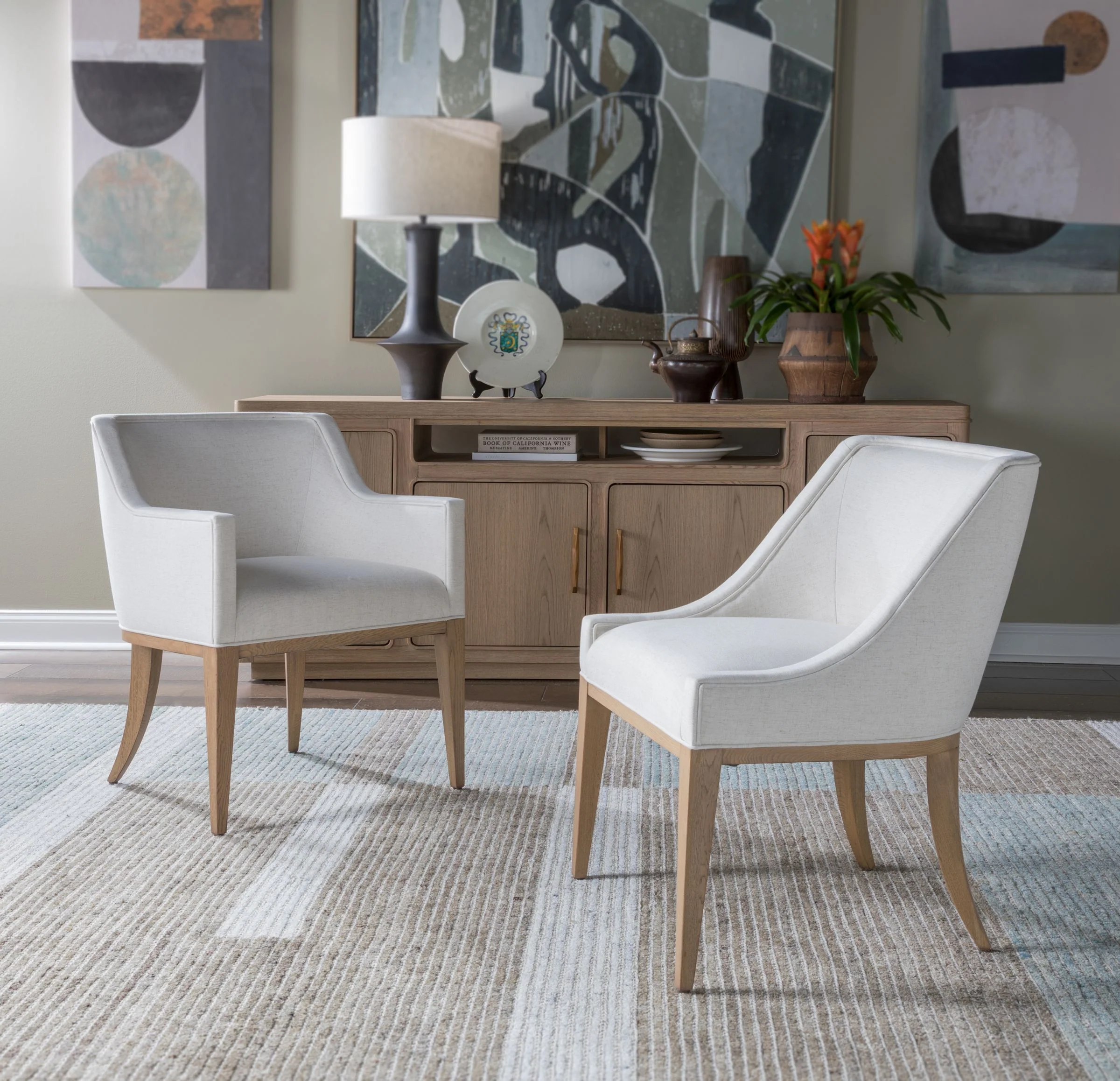 Simpatico Simpatico Upholstered Side Chair - Image 2