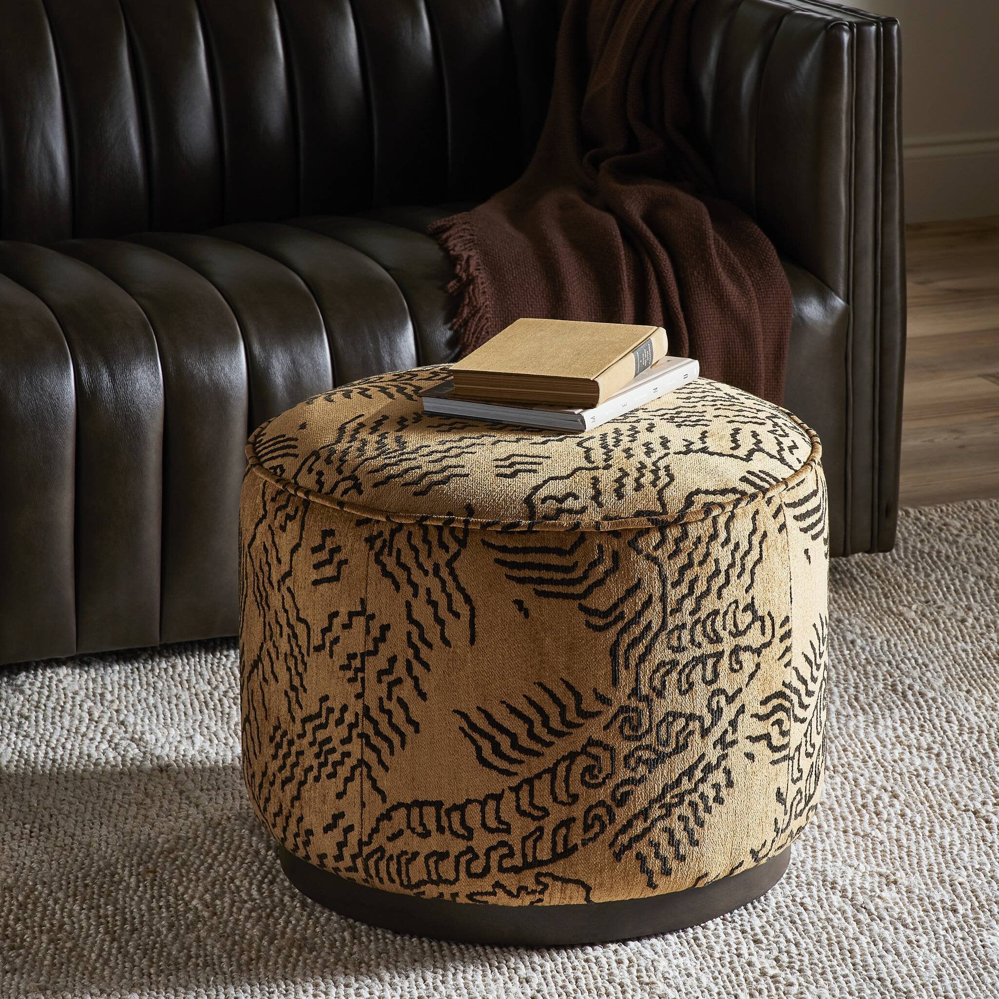 Sinclair Round Ottoman - Image 13