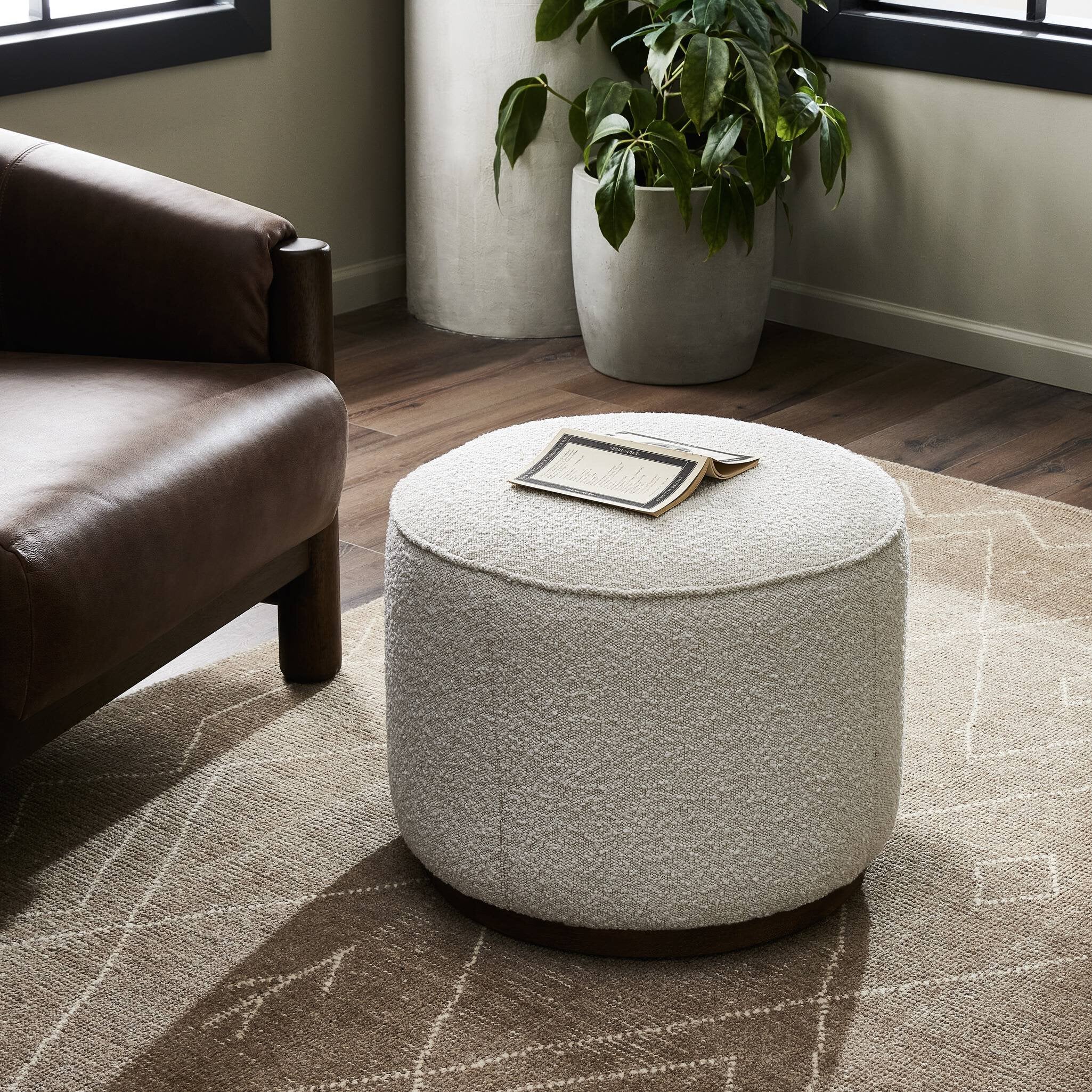 Sinclair Round Ottoman - Image 2