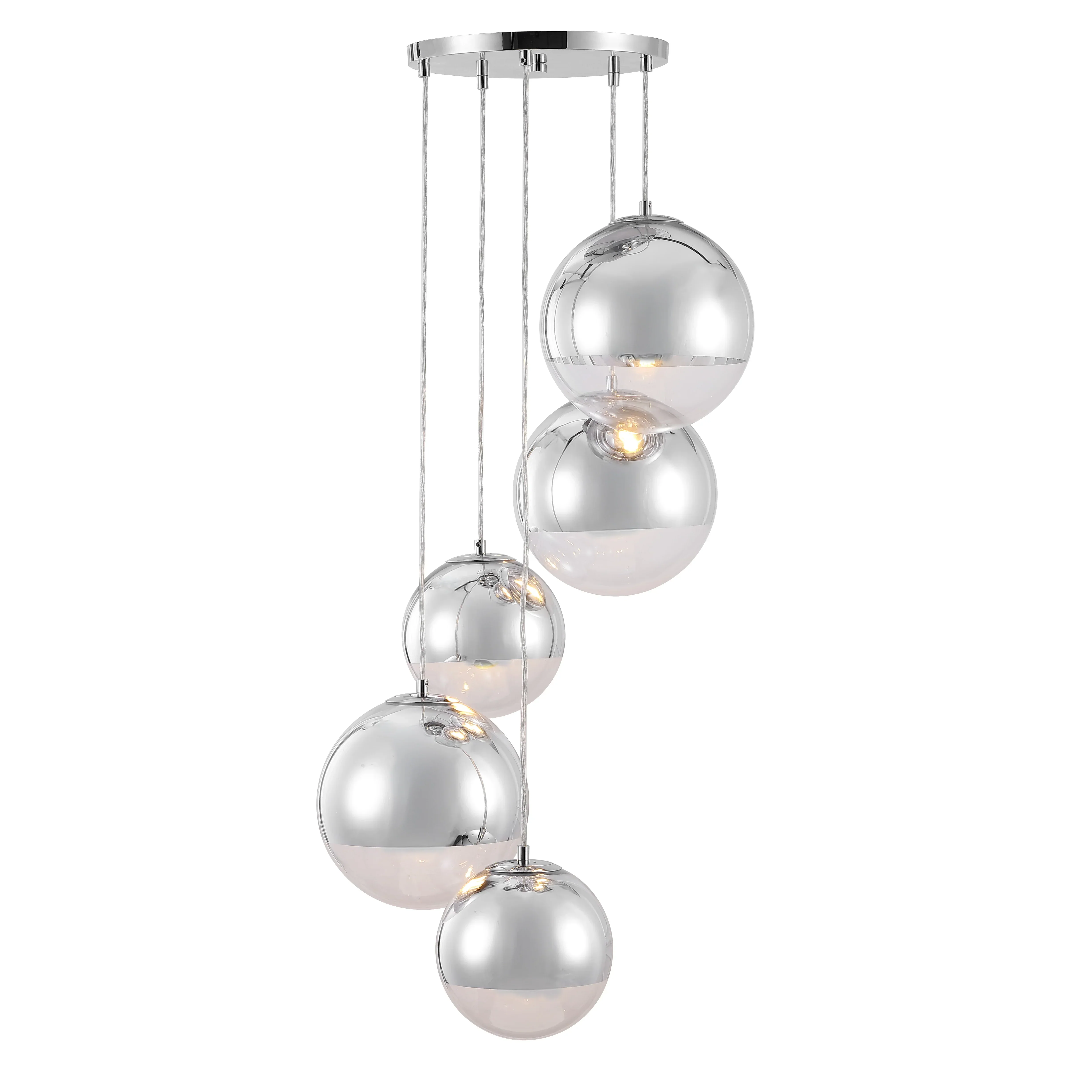 Skylina Metal 5 Light Chandelier