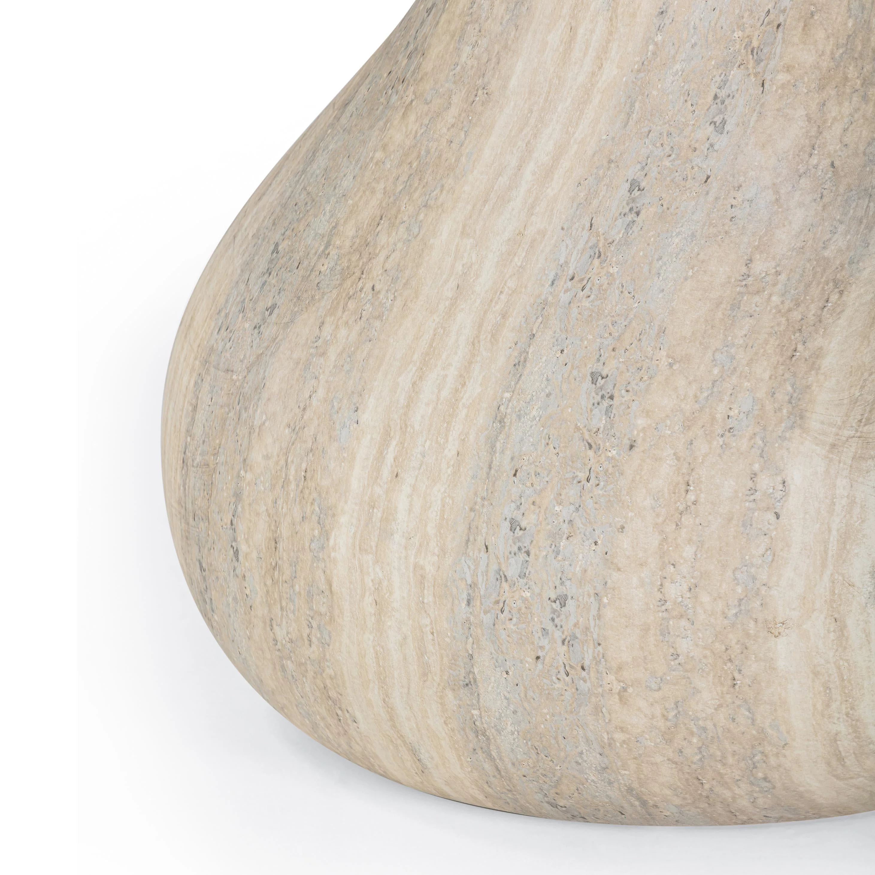 Smooch 47" Concrete Indoor/Outdoor Round Dining Table - Image 12