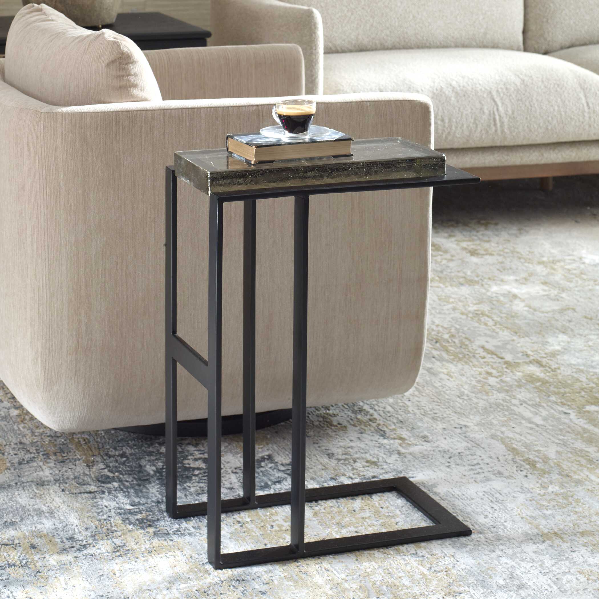 Soma Black Accent Table - Image 3