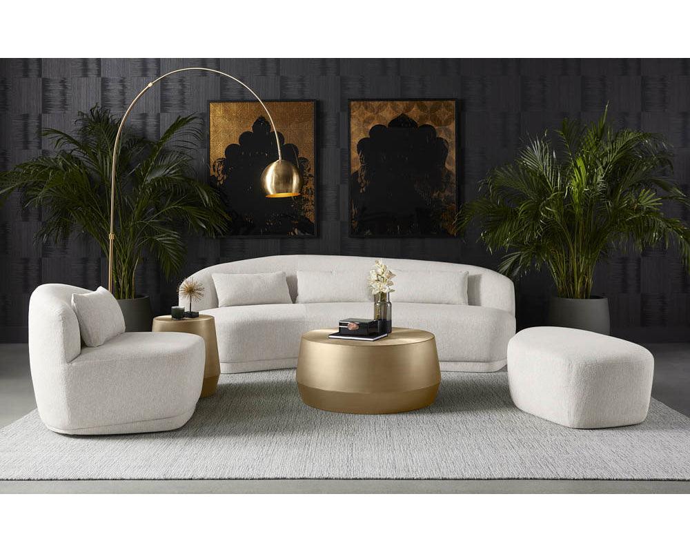 Soraya Swivel Armless Chair - Image 6