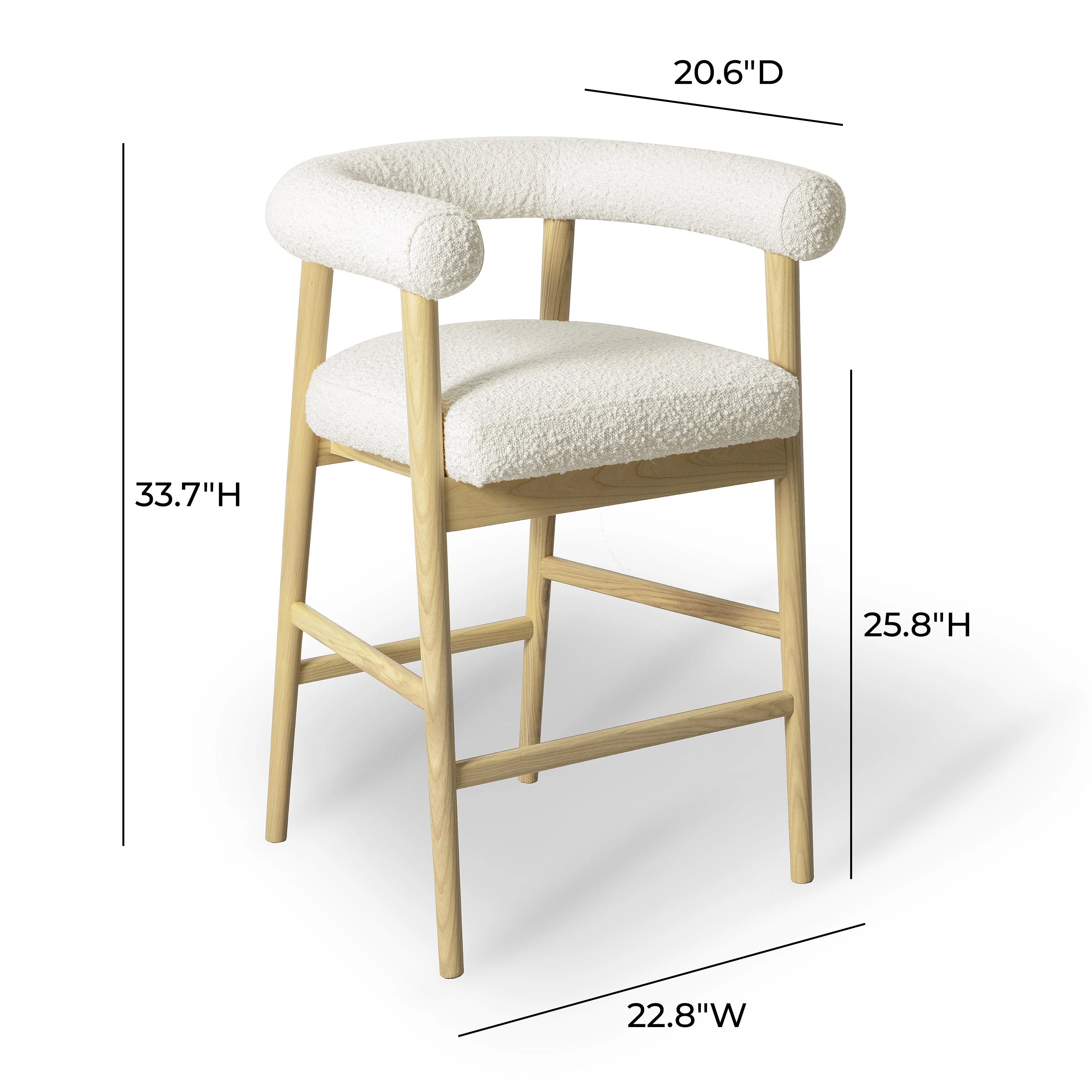 Spara Performance Boucle Counter Stool - Image 6
