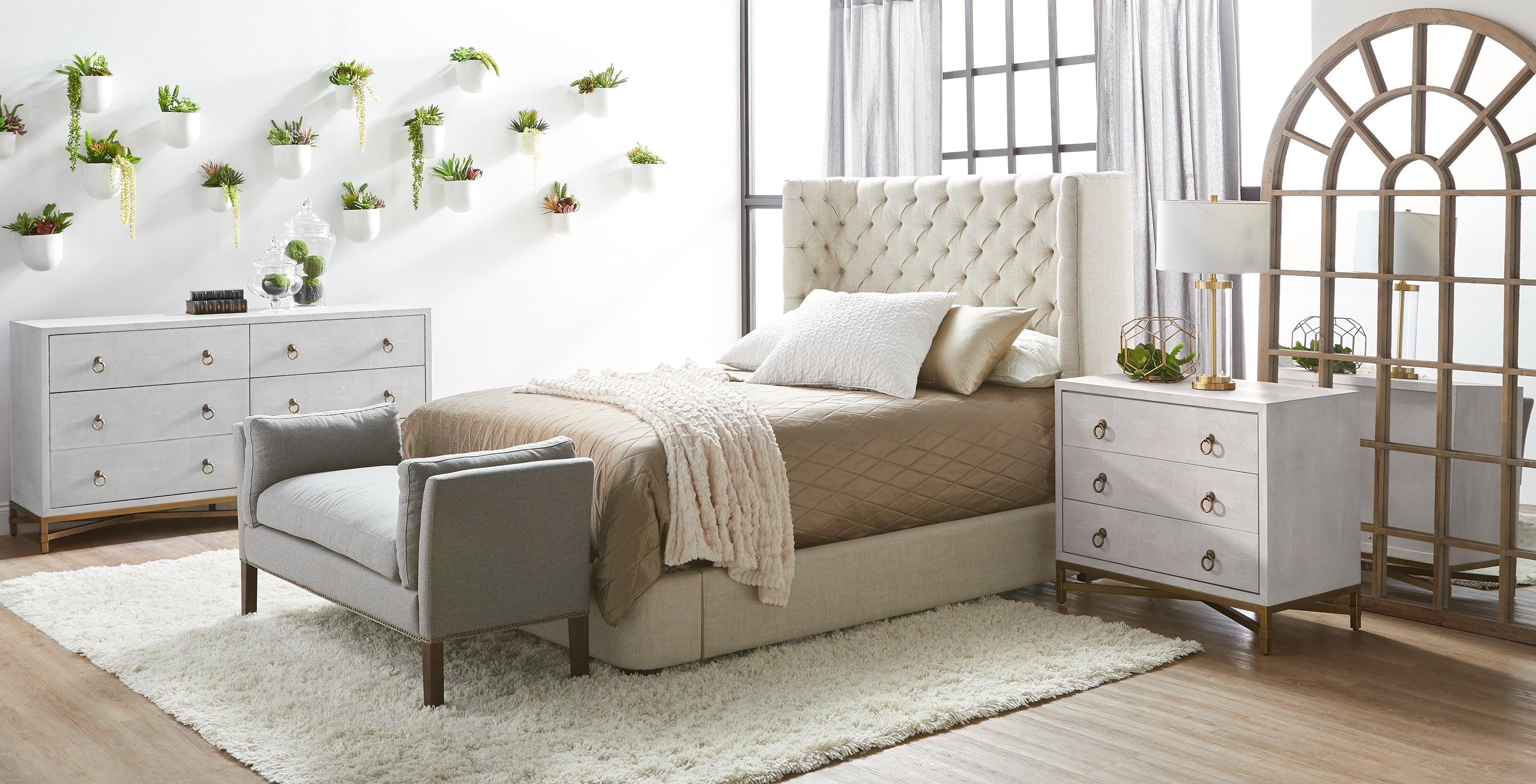 Strand Shagreen 3-Drawer Nightstand - Image 11