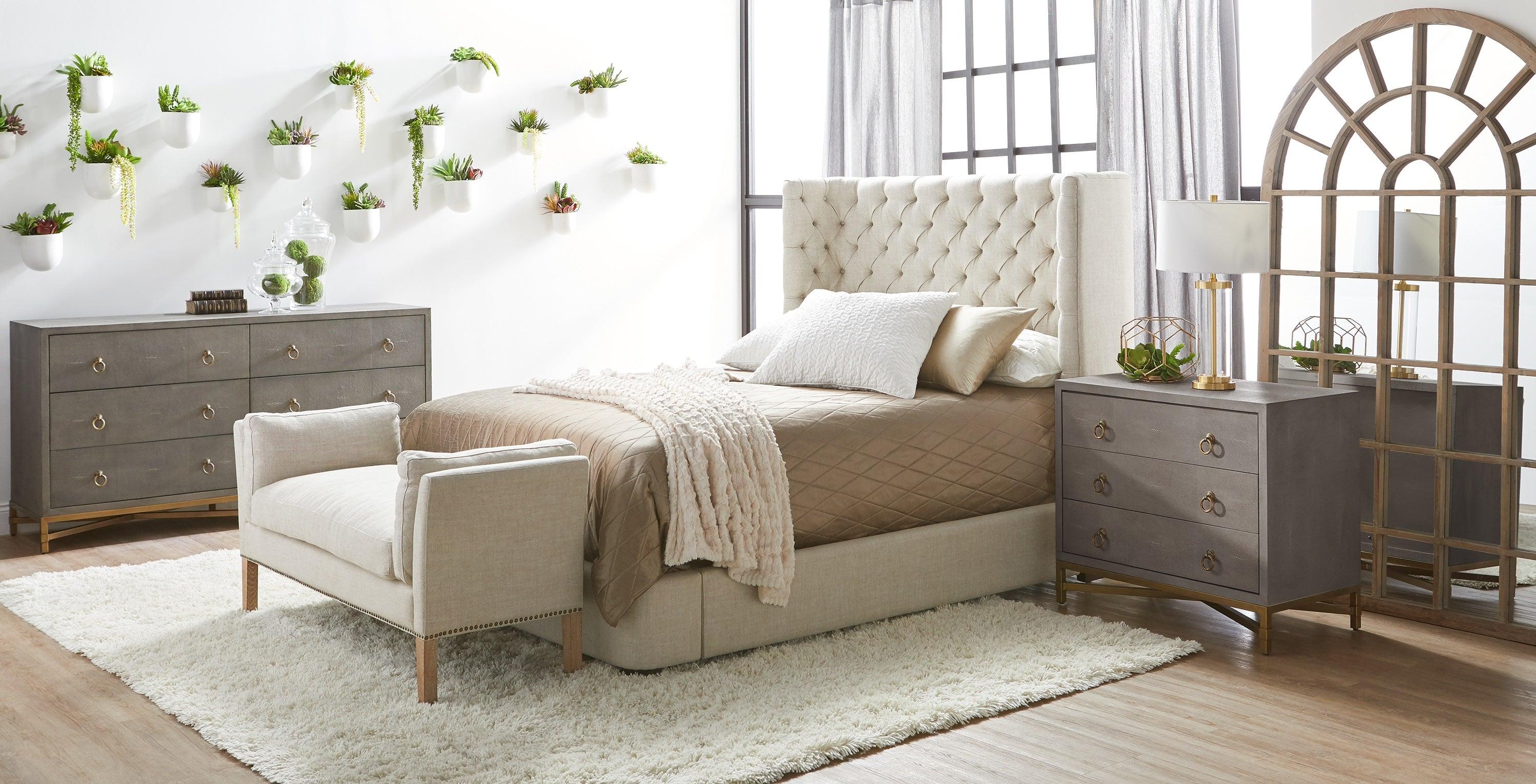 Strand Shagreen 3-Drawer Nightstand - Image 12