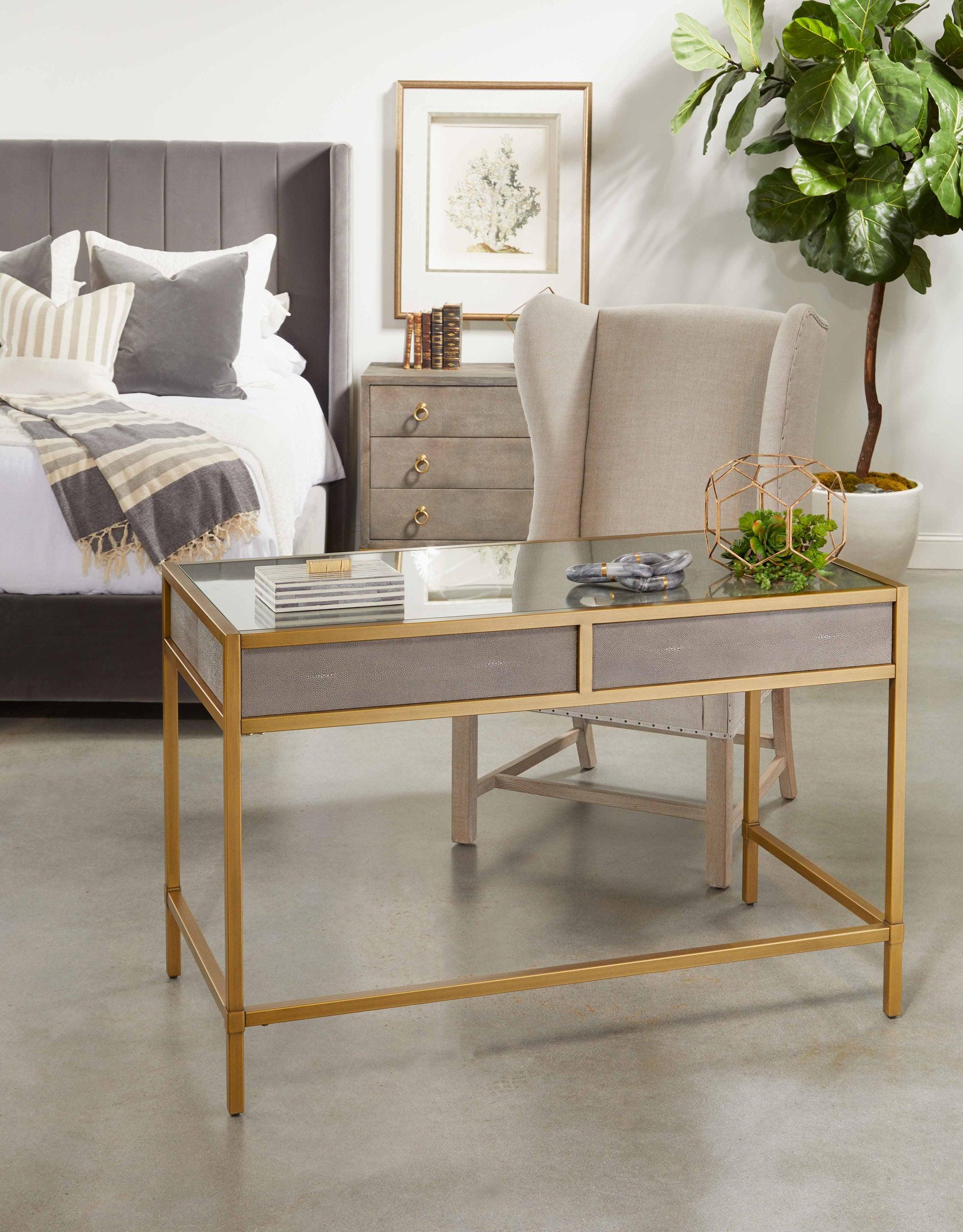 Strand Shagreen 3-Drawer Nightstand - Image 8